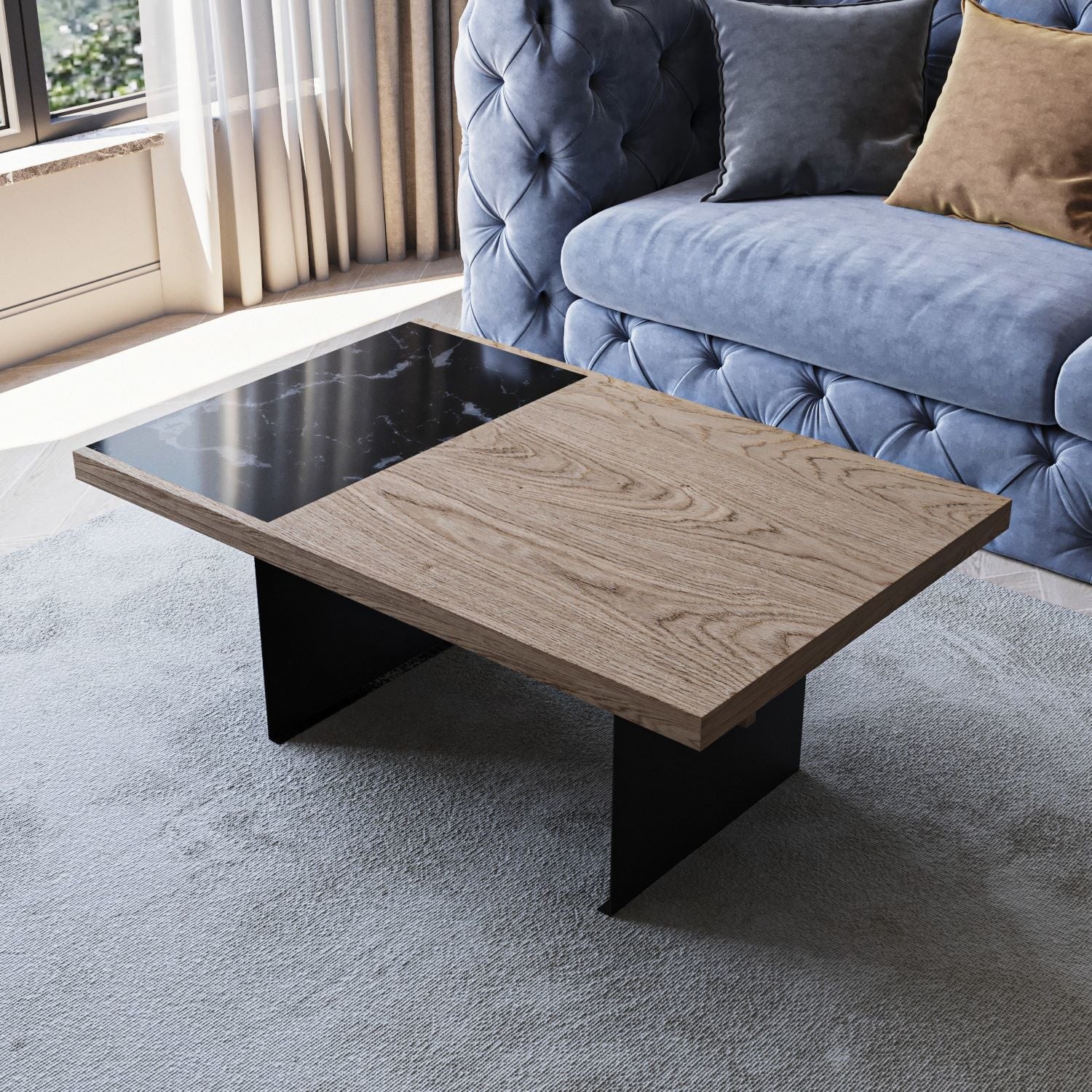  Kaupi Marble Detailed Coffee Table