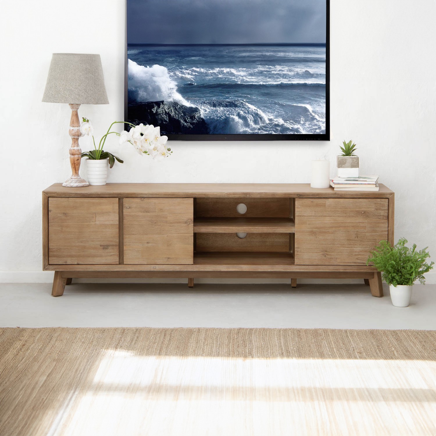  Birtle Wooden TV Unit