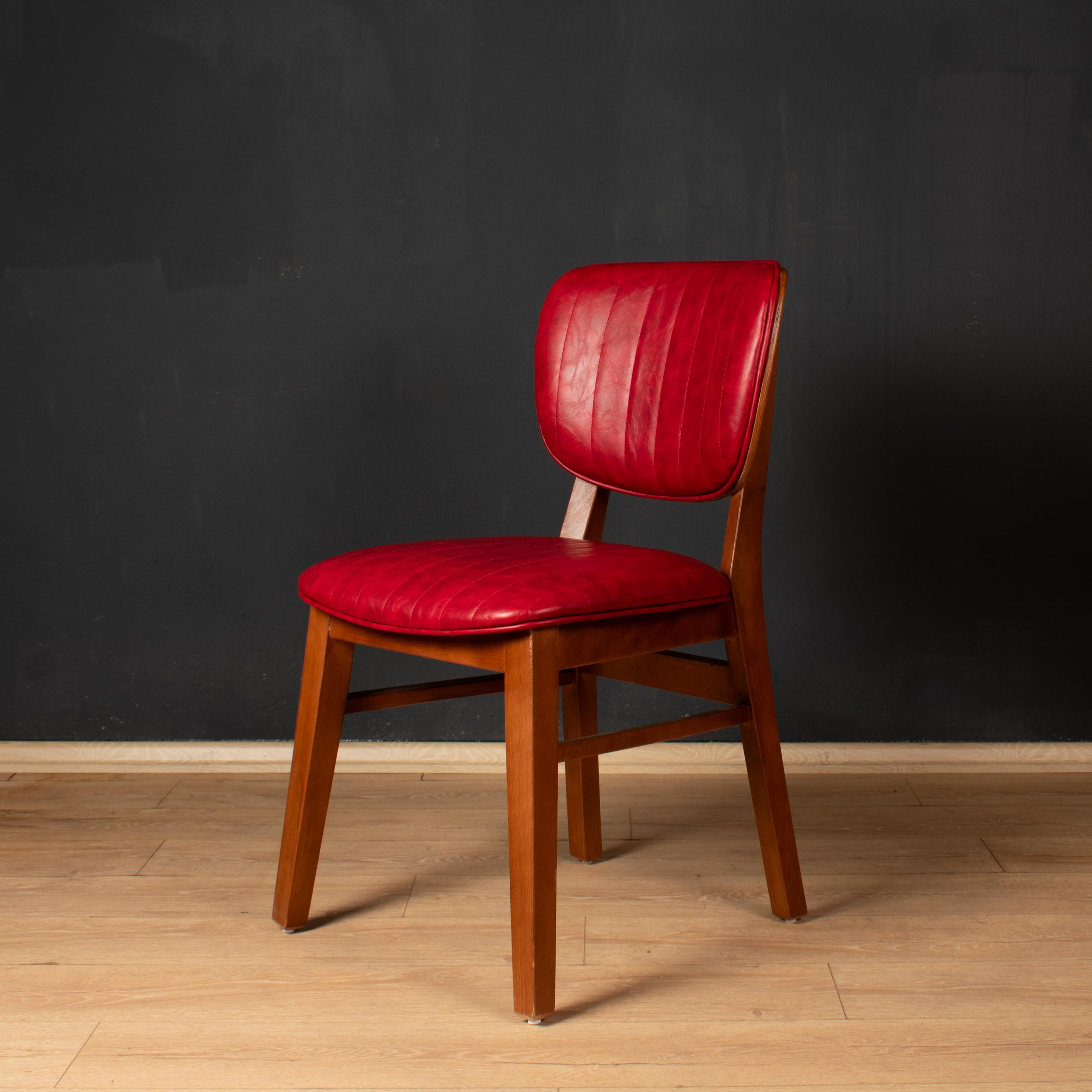  Baden Wooden Chair - Red