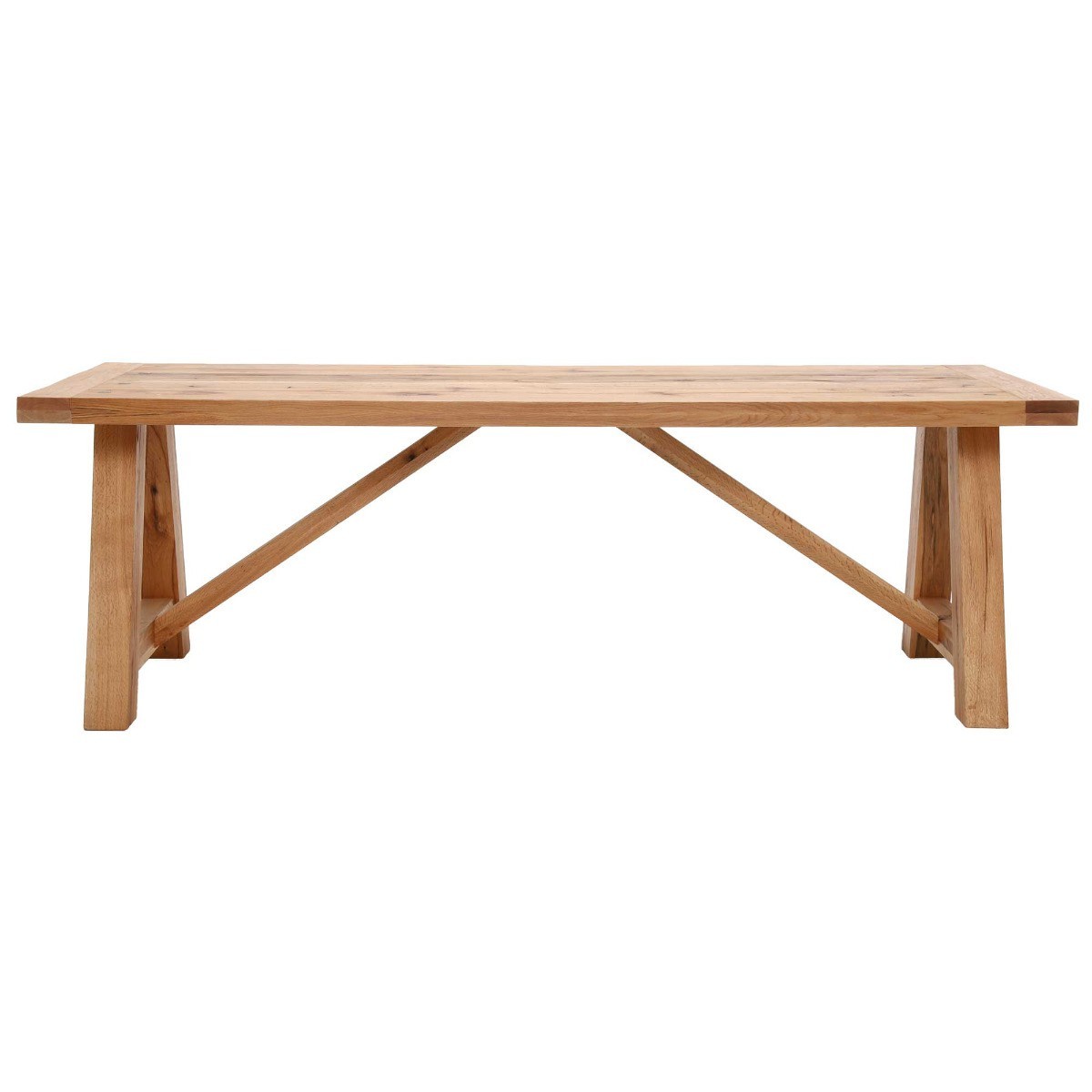  Bacau Wooden Table + Wooden Bench Set