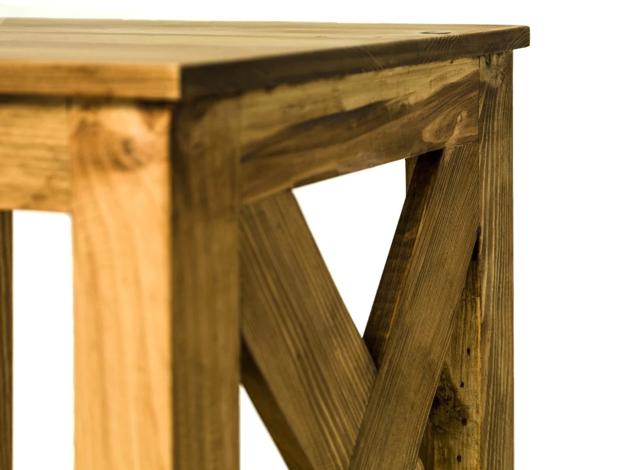  Macapa X Detailed Wooden Coffee Table