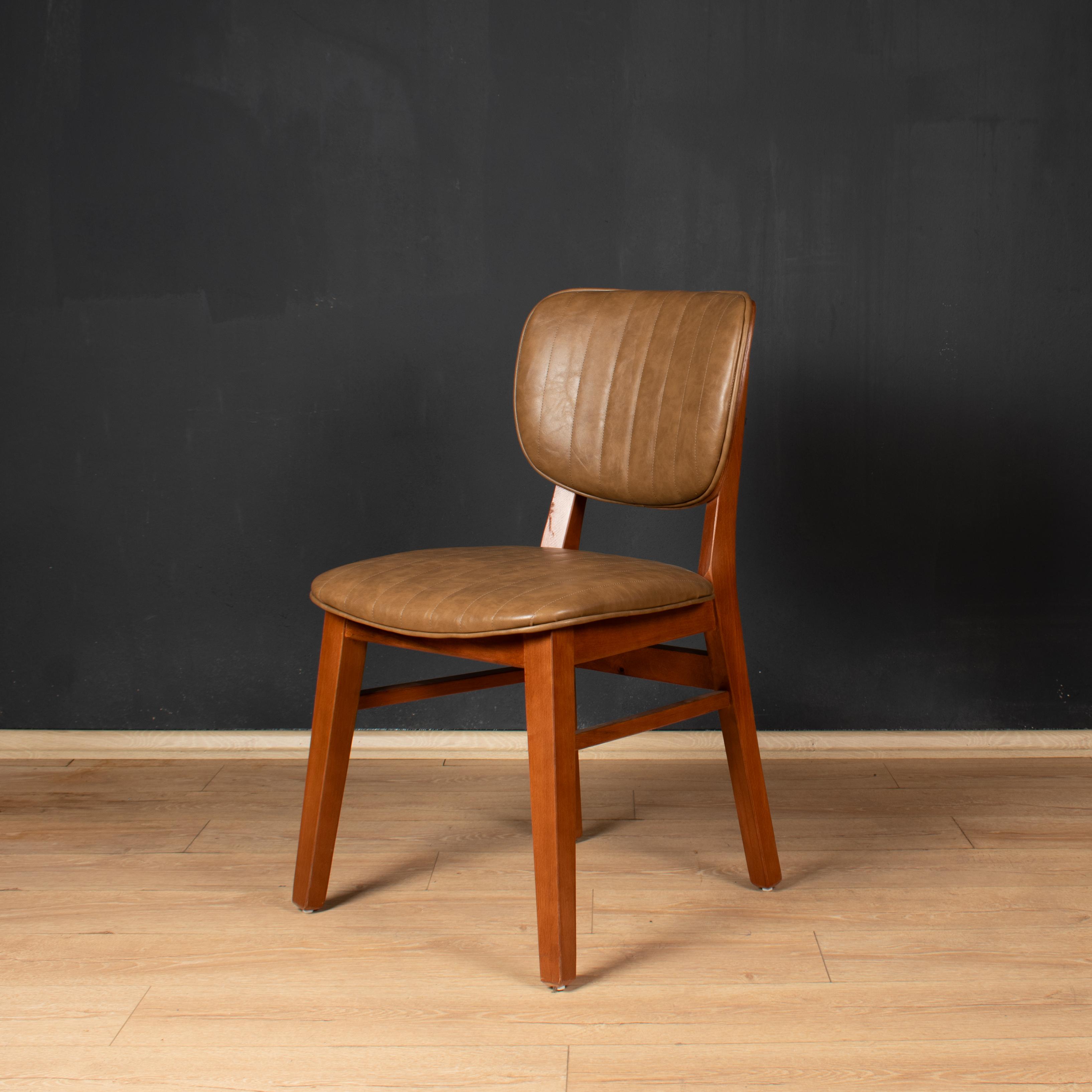  Baden Wooden Chair - Brown