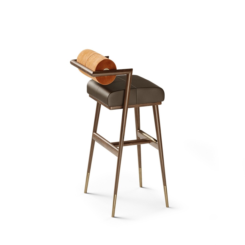 Sitila Wooden Bar Stool