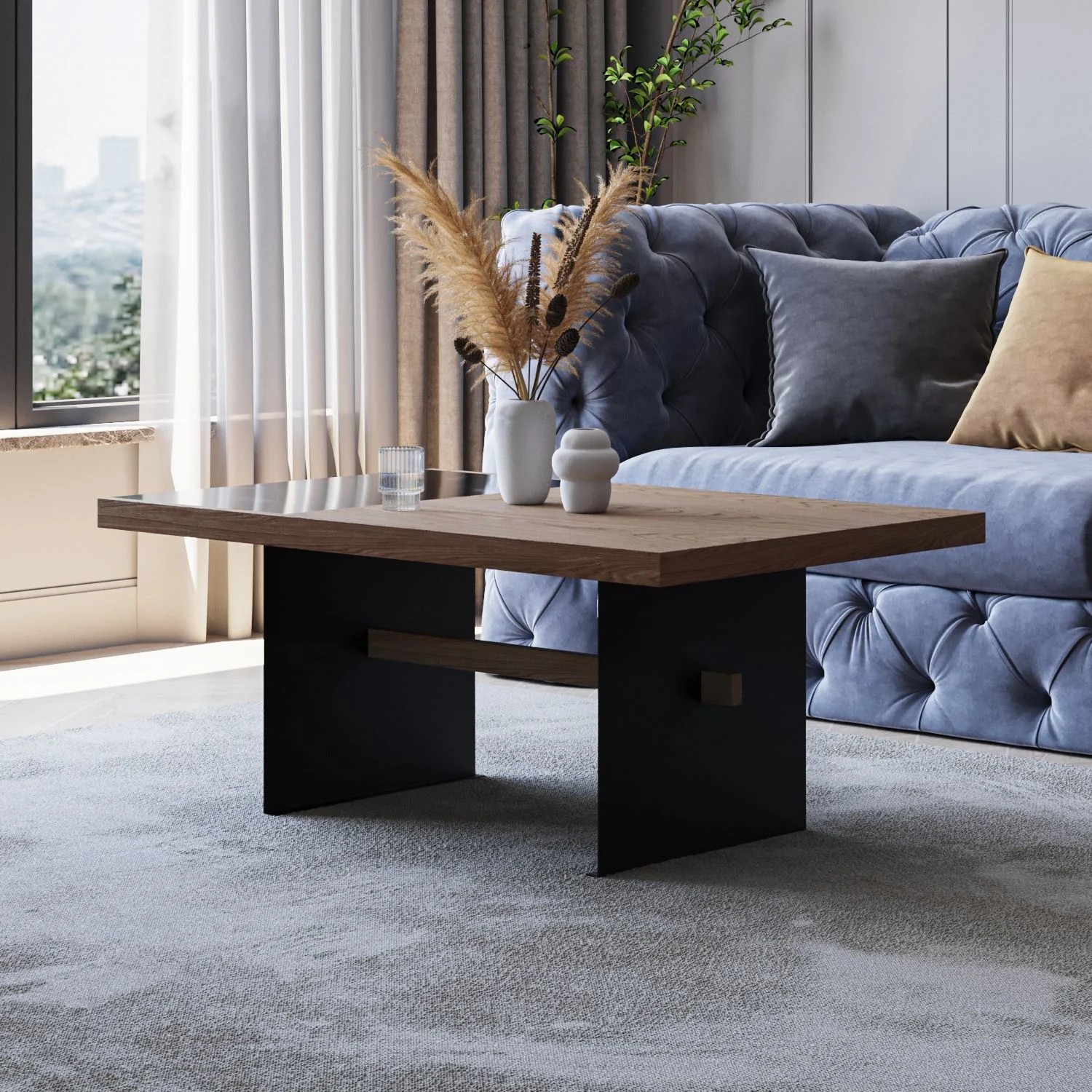  Kaupi Marble Detailed Coffee Table