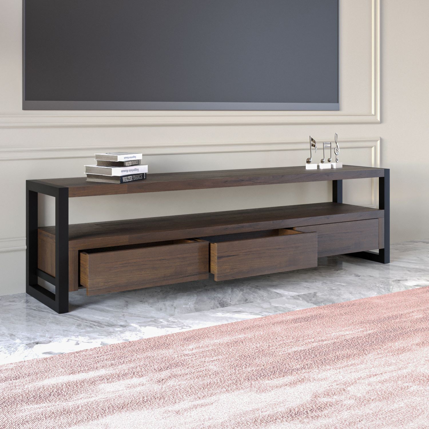  Stafa Wooden TV Unit