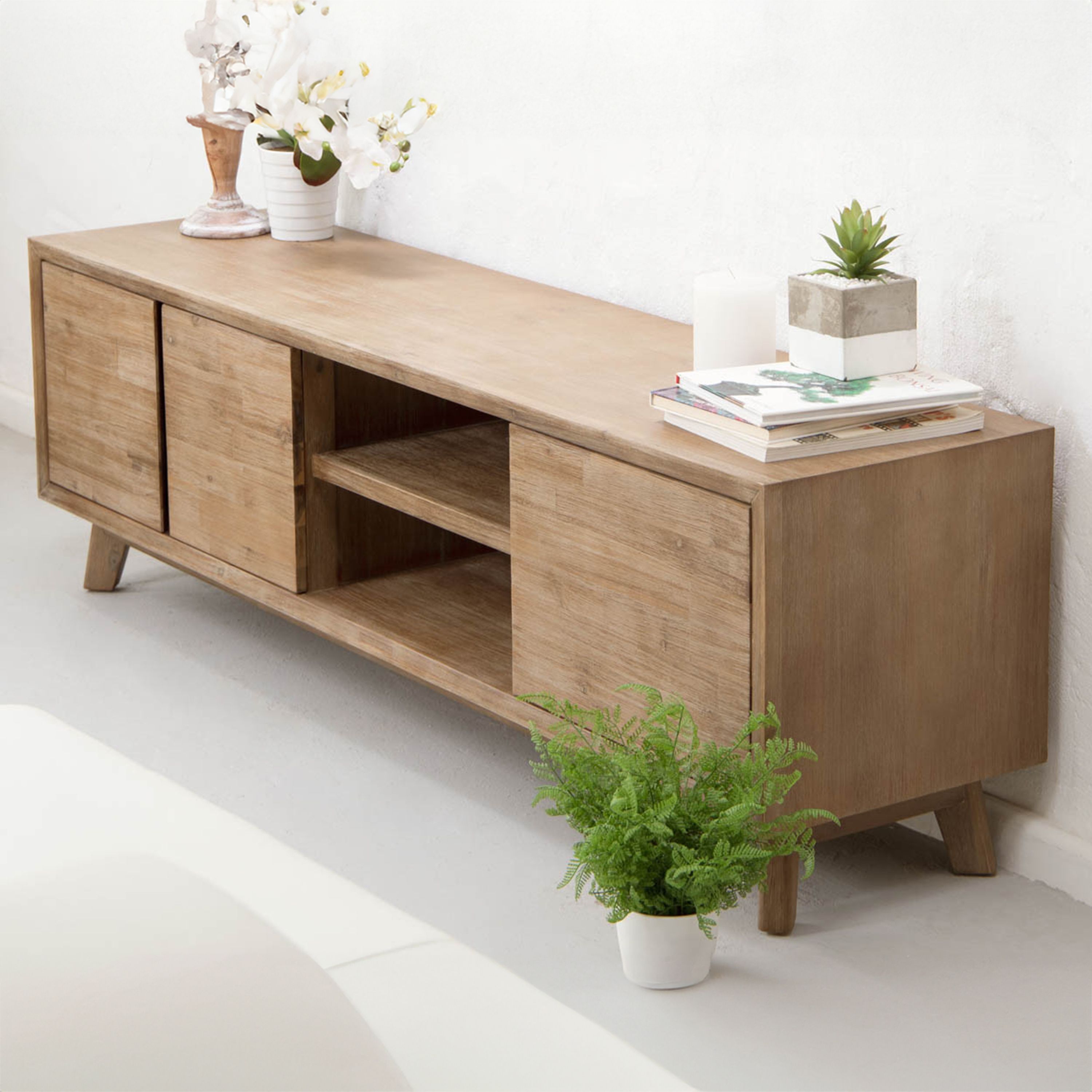  Birtle Wooden TV Unit