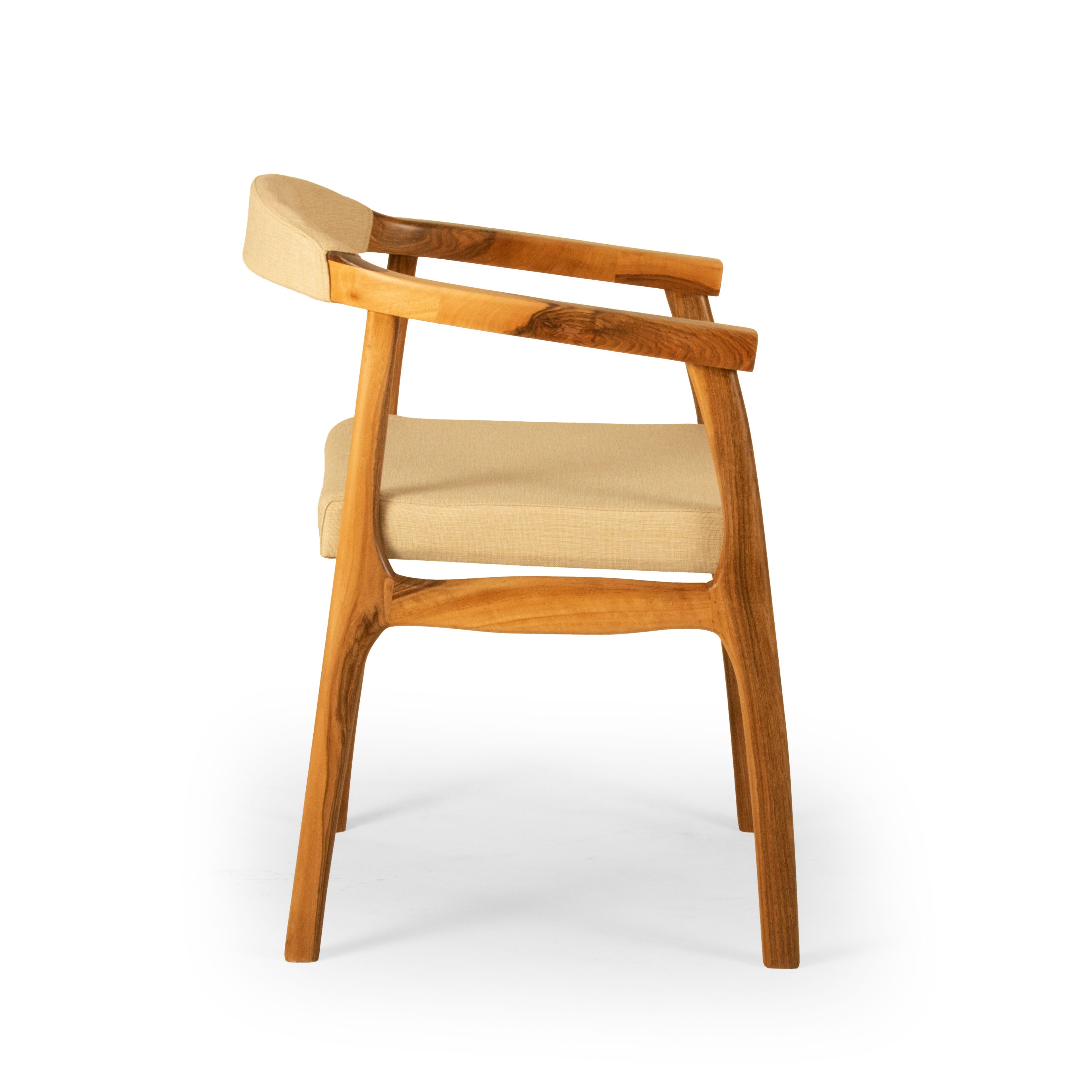  Porto Wooden Design Chair with Upholstered Back