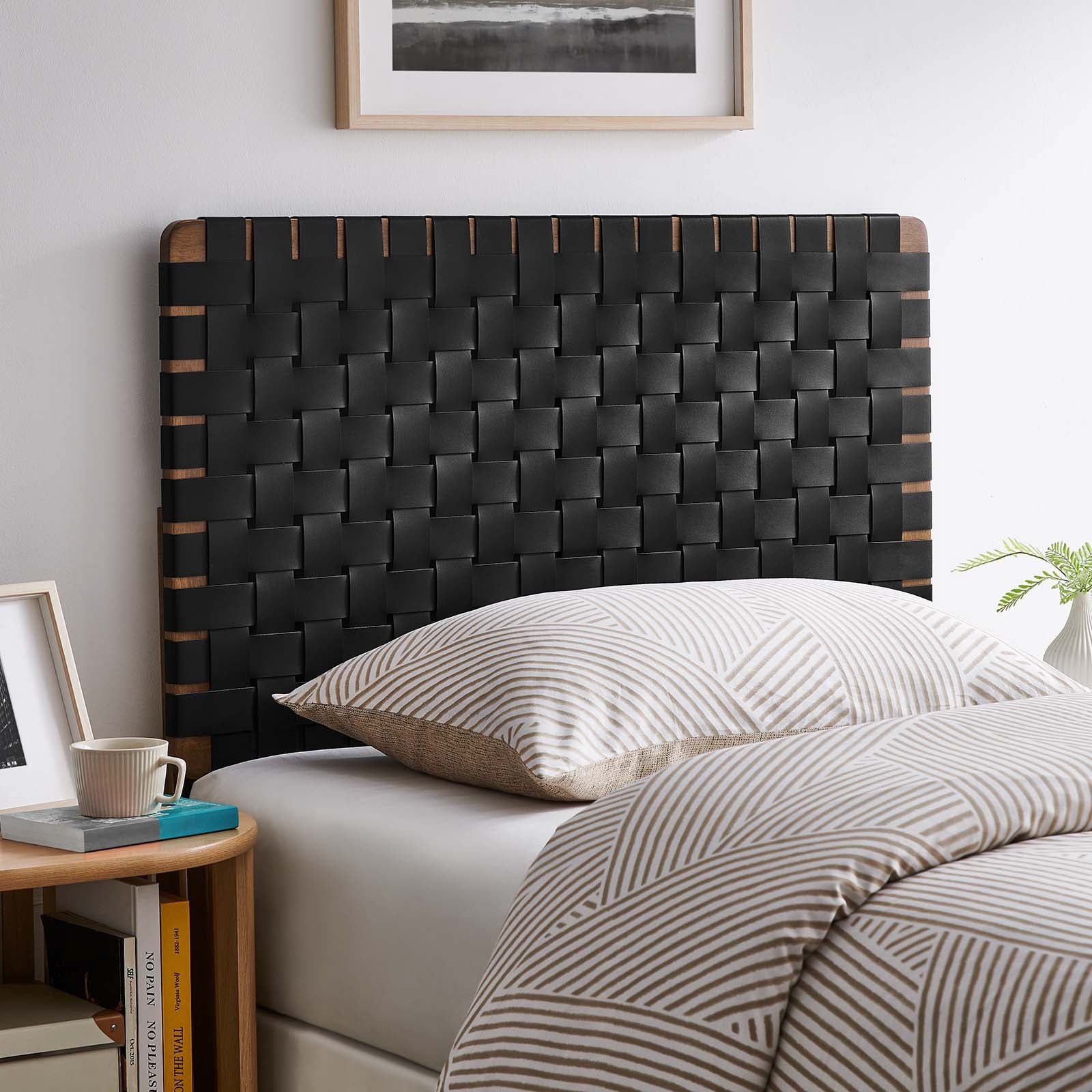 Baraki Wooden Headboard - Black