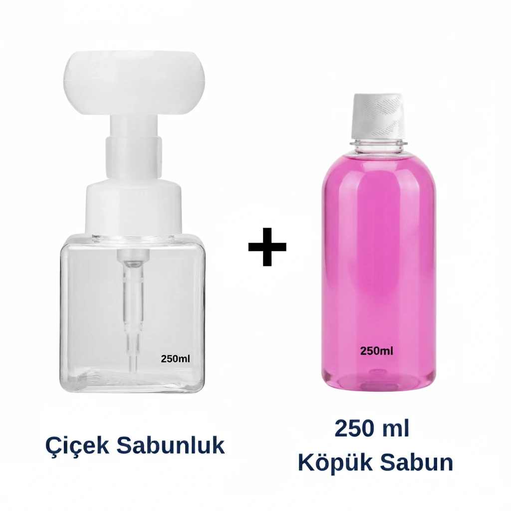 Köpük Çiçek Sabunluğu