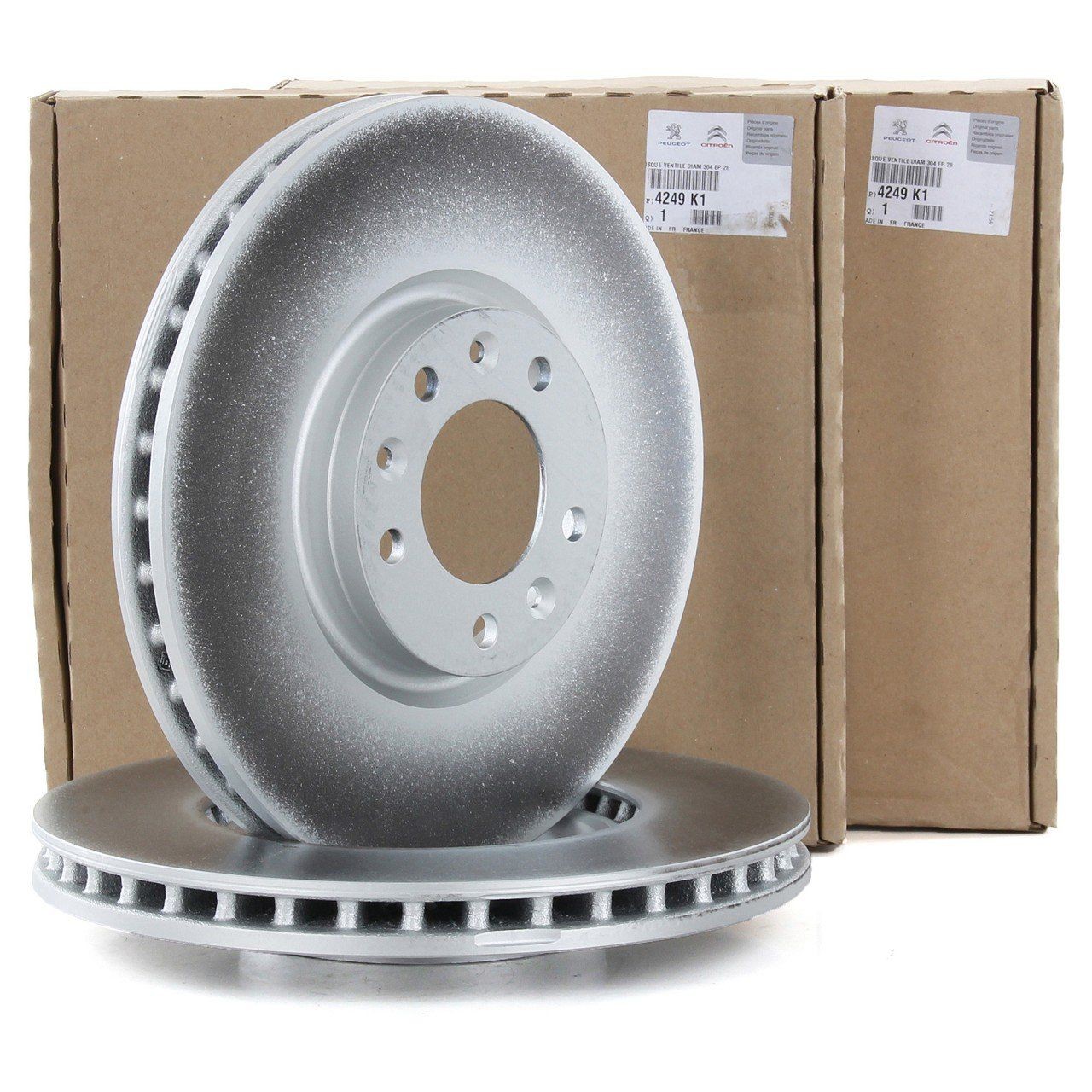DS D7 Ön Fren Disk Takımı PSA Orjinal 4249.K1