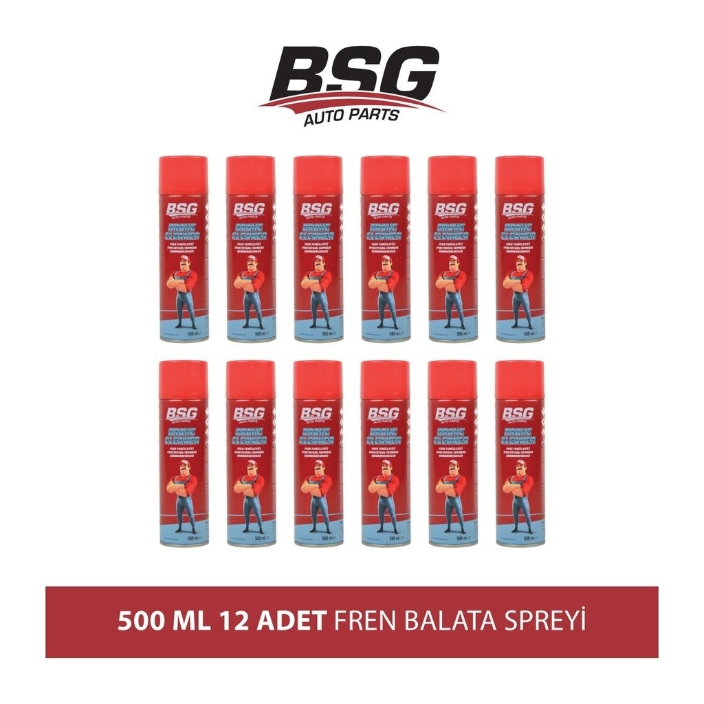 BSG Fren Balata Spreyi 12 Adet  Avantajlı Paket