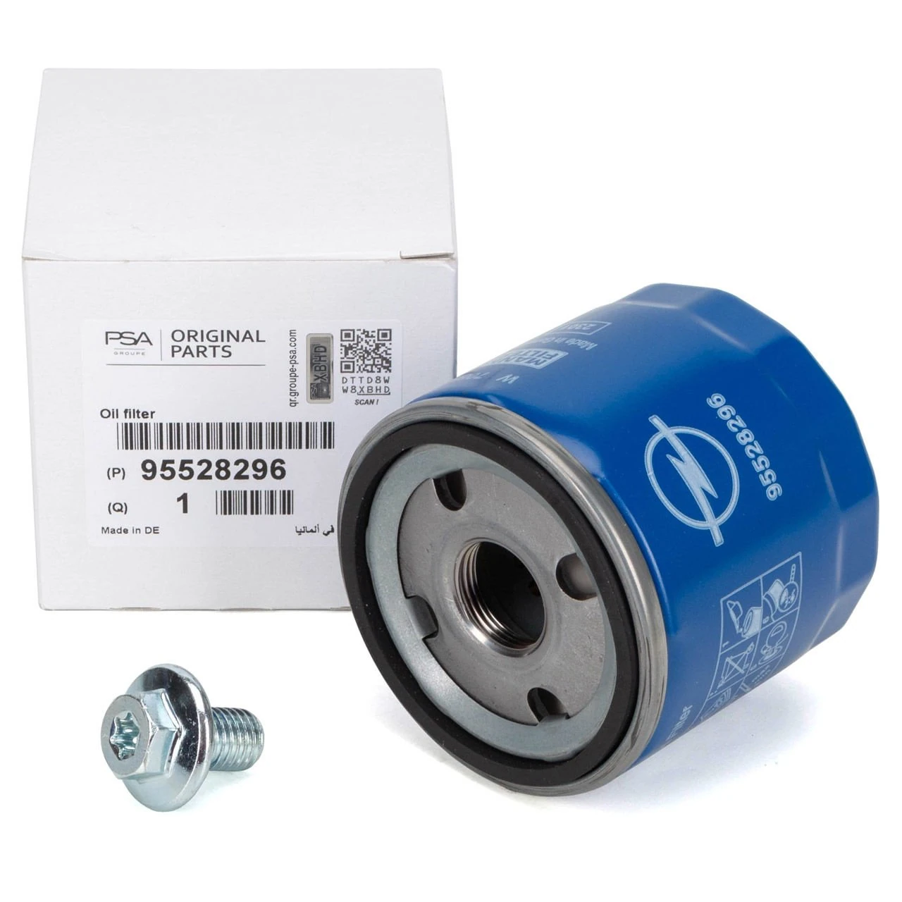 Opel Astra K 1.2 Turbo Benzinli Motor Yağ Filtresi Ojinal Psa Marka 95528296