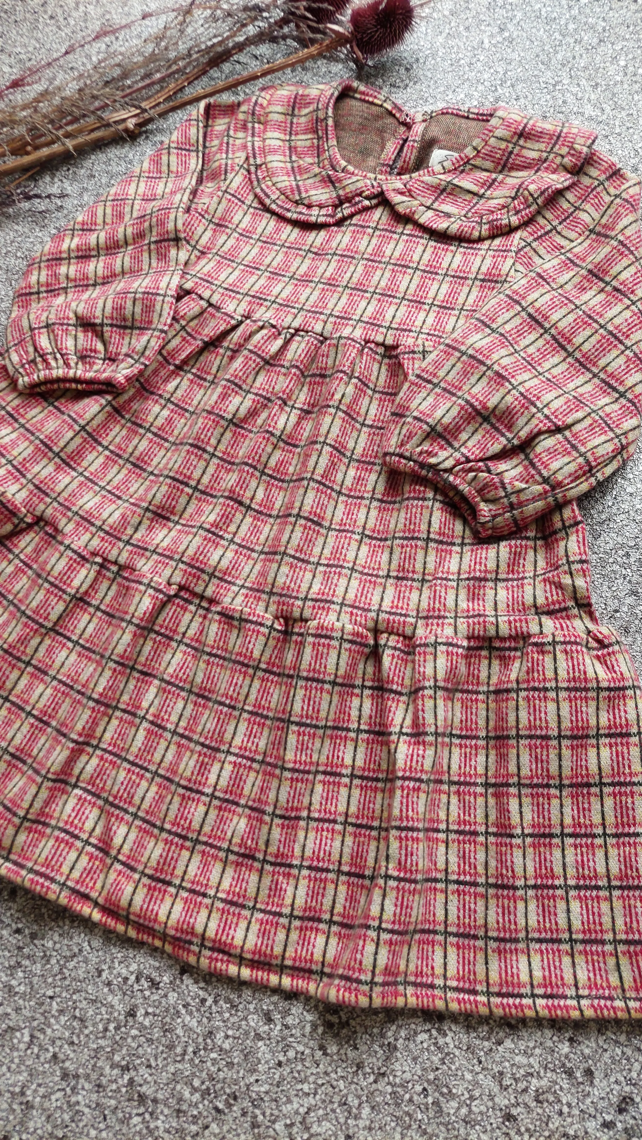 Bebe Yaka Kışlık Elbise