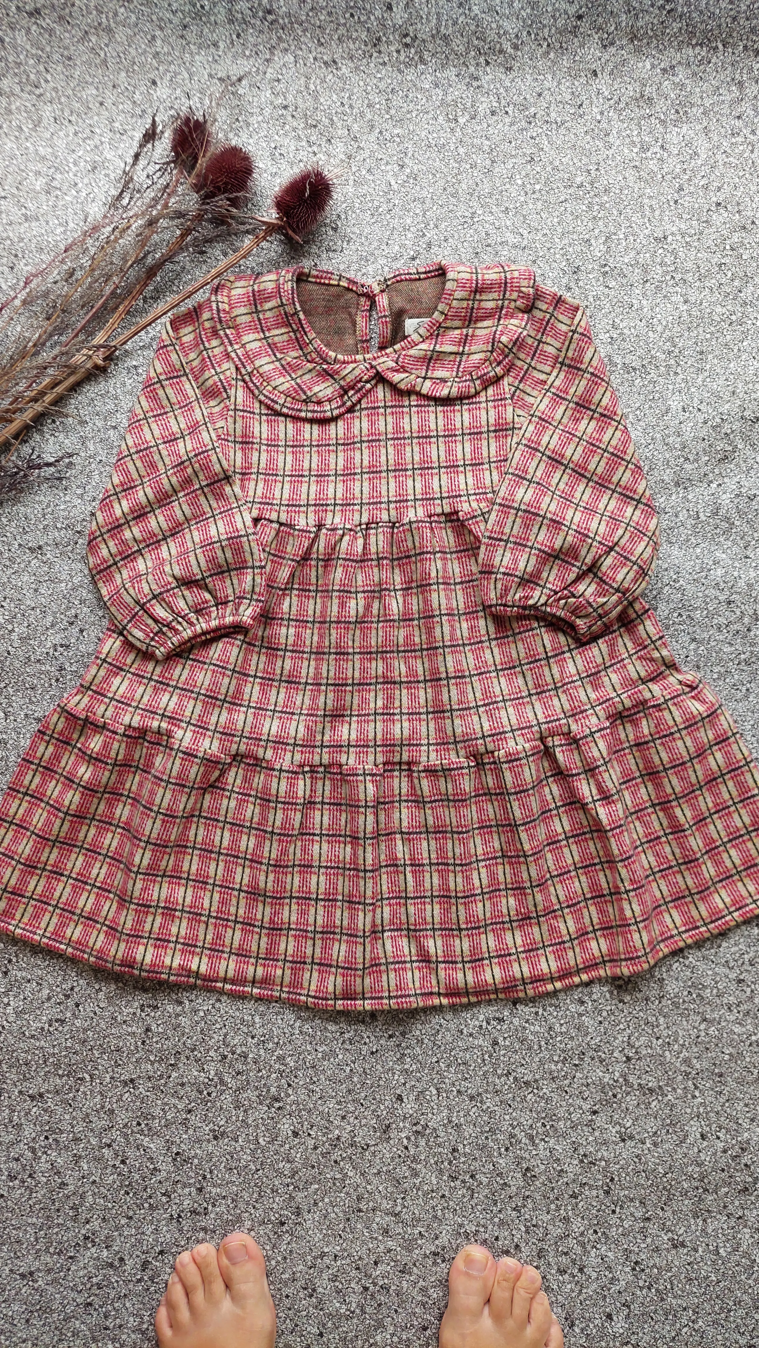 Bebe Yaka Kışlık Elbise