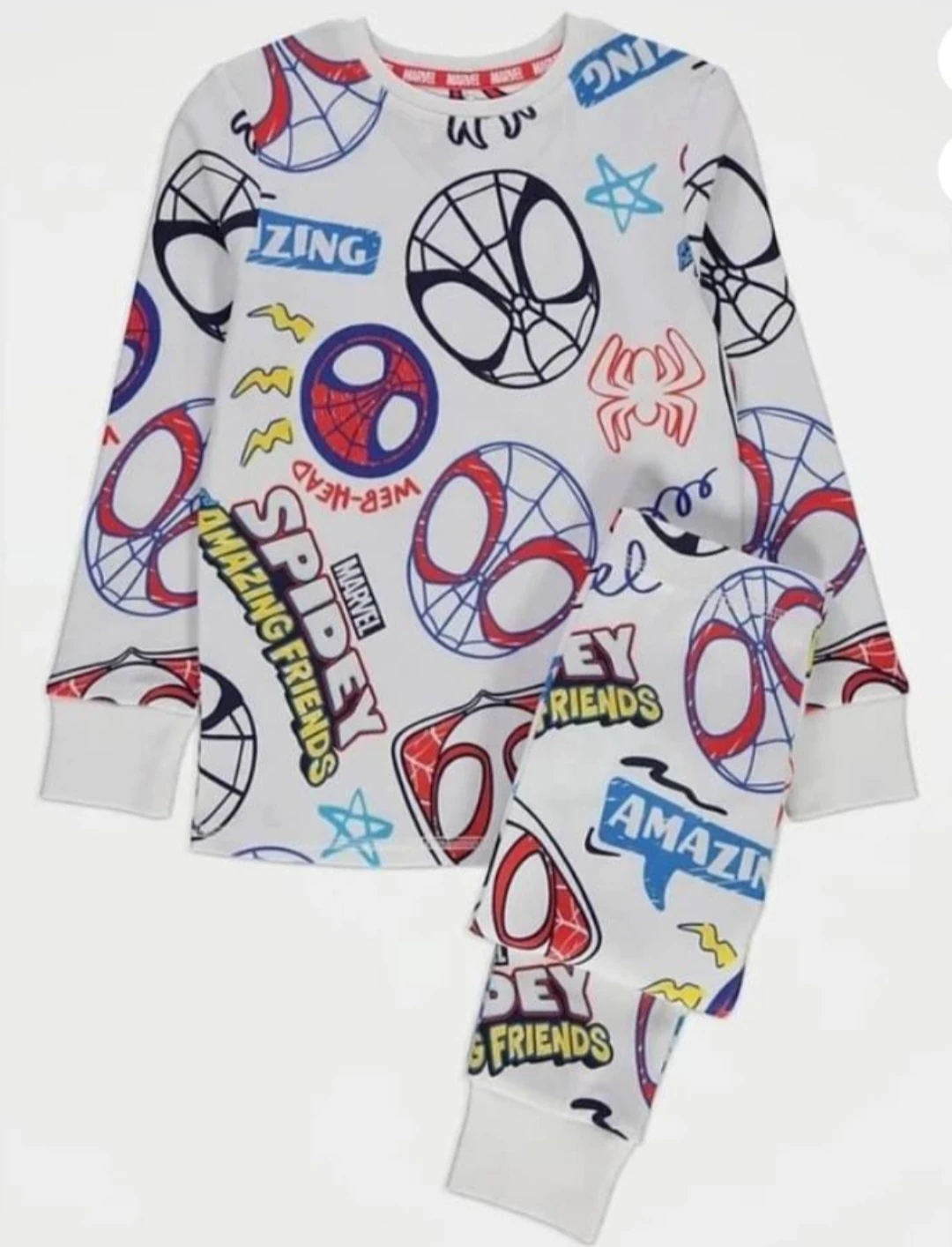 Spiderman Baskılı Pijama Takımı 