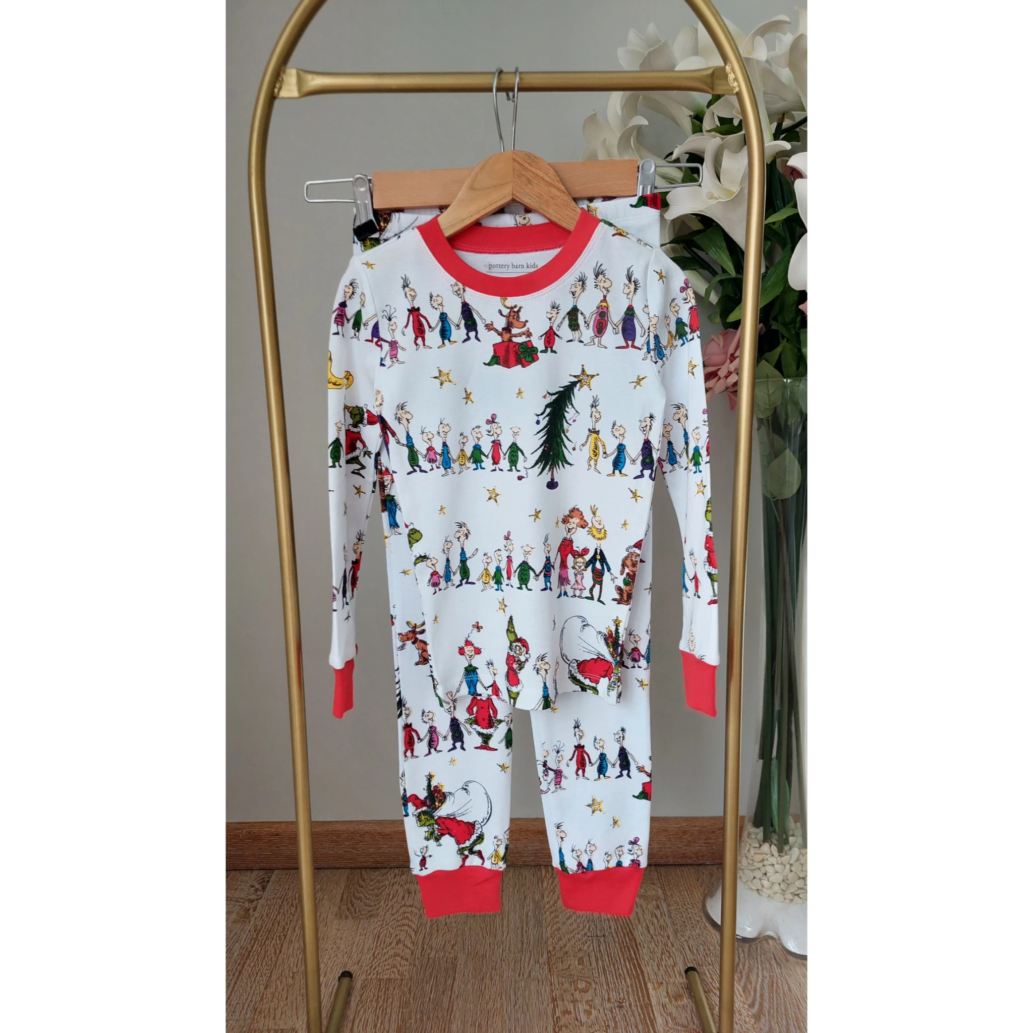 Desenli,Unisex Pijama Takımı 