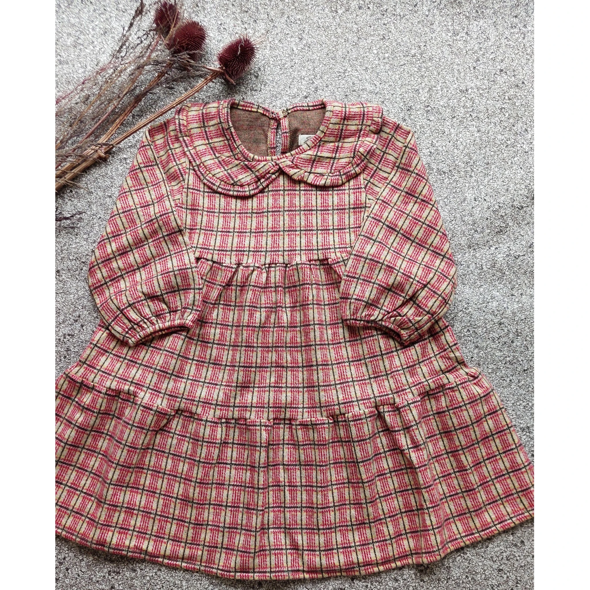 Bebe Yaka Kışlık Elbise