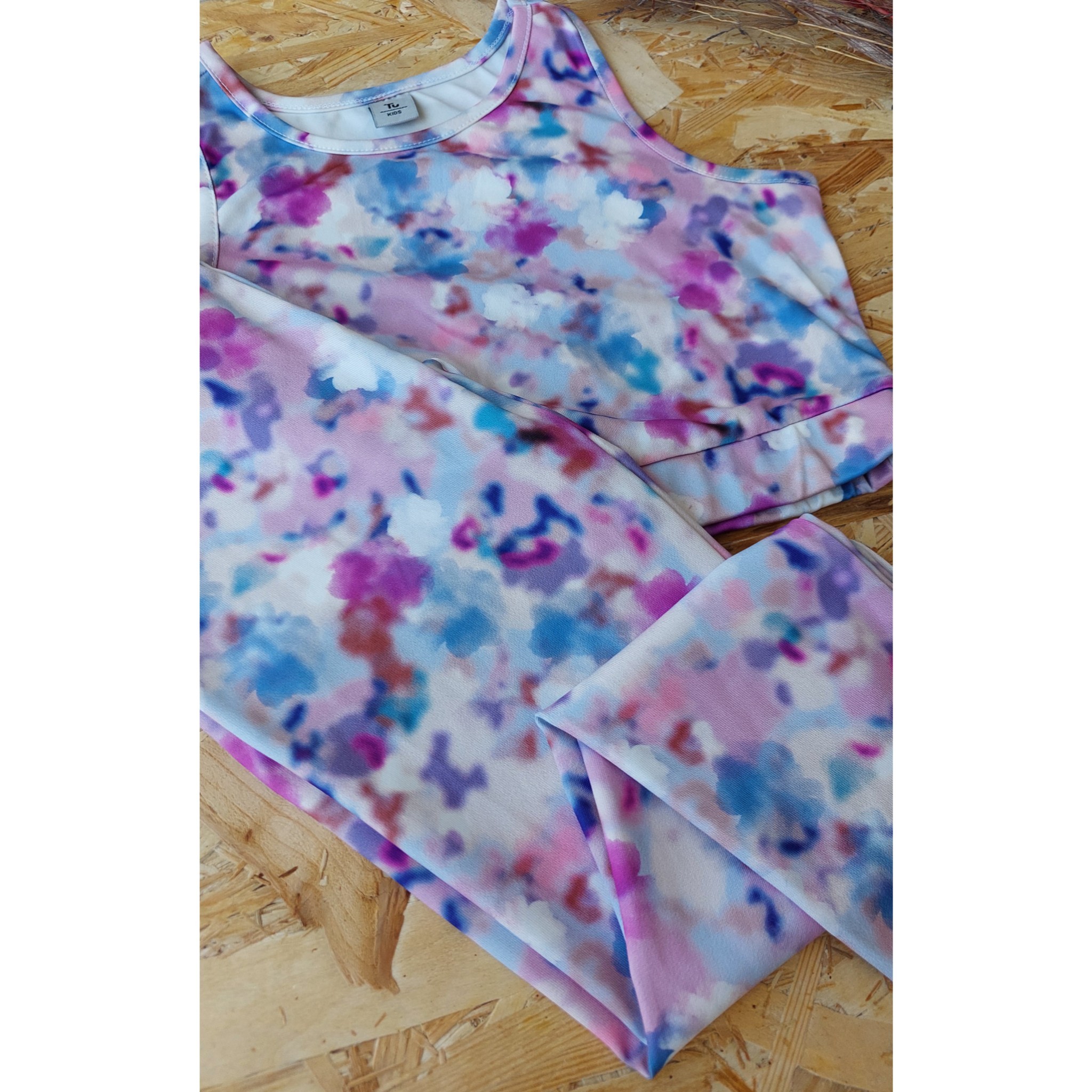 Batik Desen Croplu,Taytlı Takım