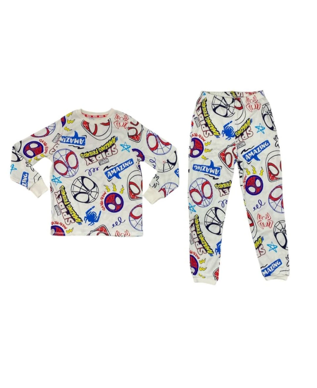 Spiderman Baskılı Pijama Takımı 