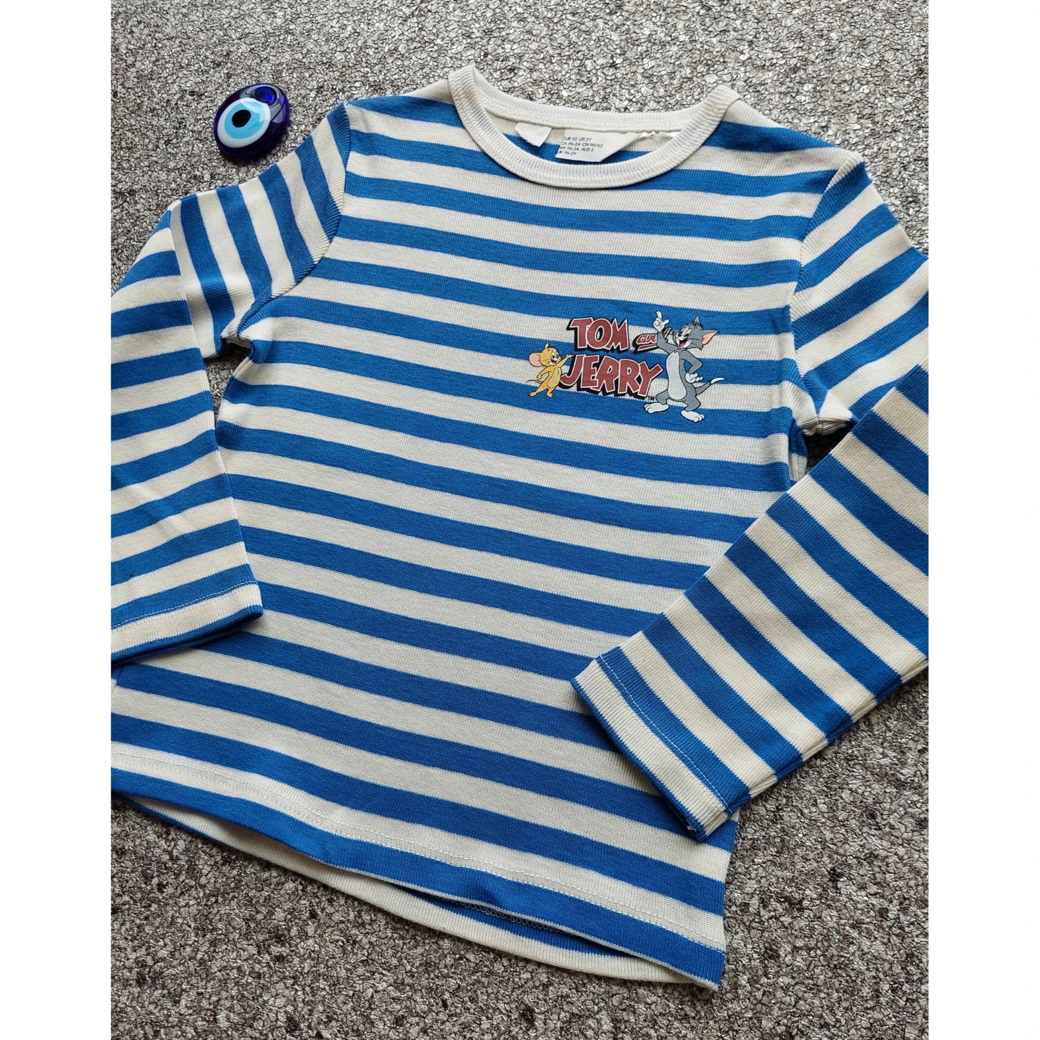 Çizgili, Unisex Sweatshirt 