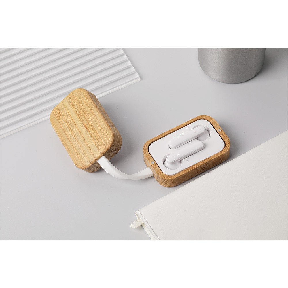 Kişiye Özel Bambu Bluetooth 5.0 Kulaklık
