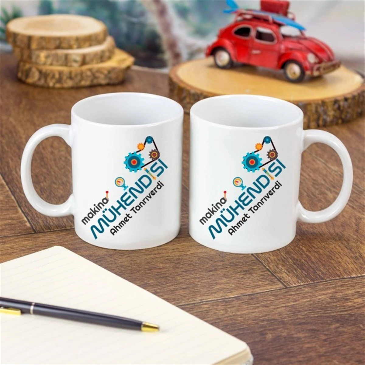 Kişiye Özel Makina Mühendisi Temalı Seramik Kupa Bardak
