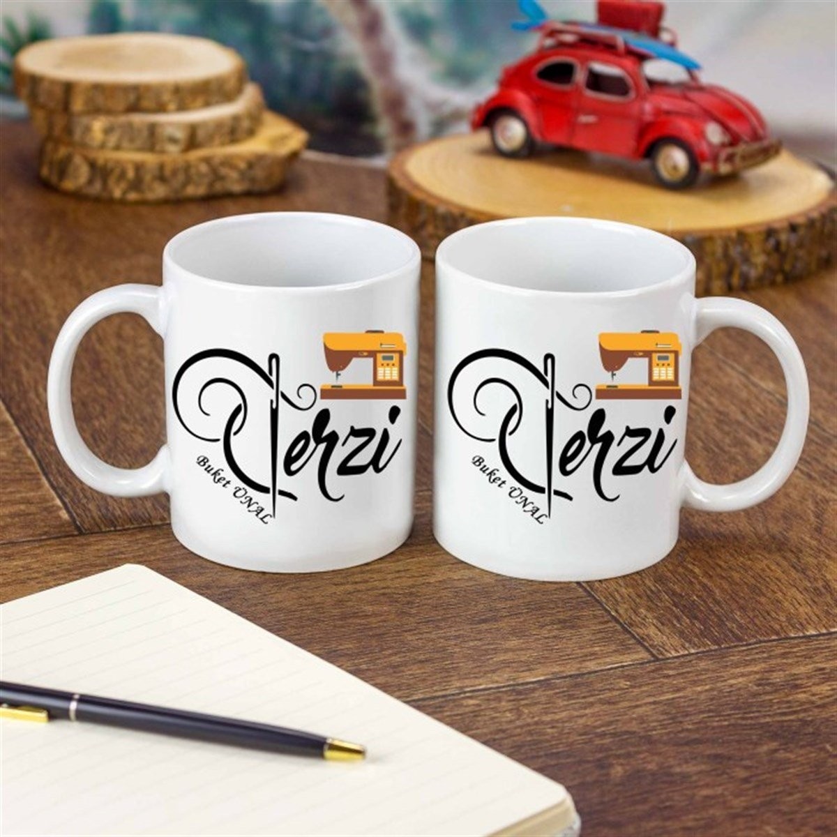 Kişiye Özel Terzi Temalı Seramik Kupa Bardak M2