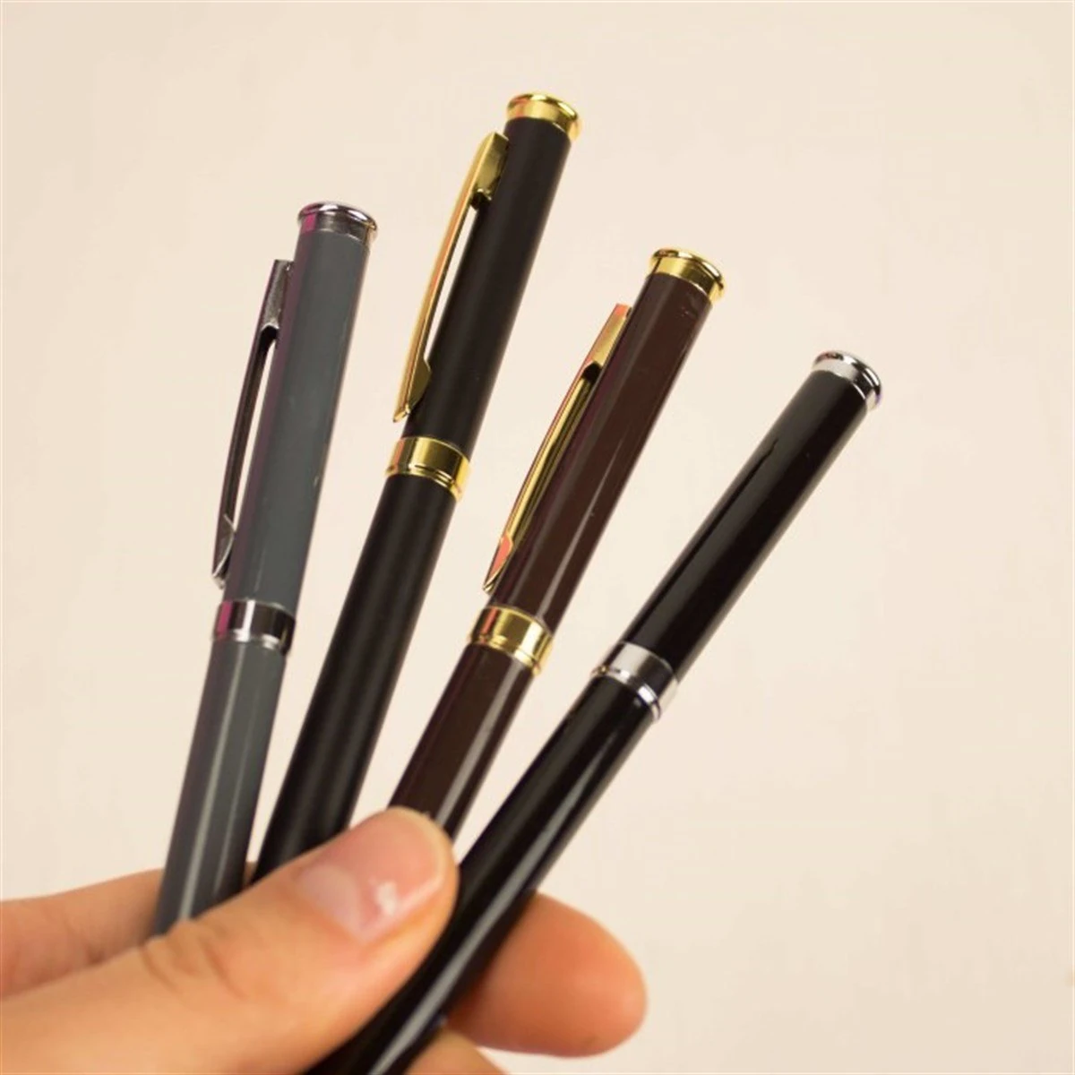 Kişiye Özel Ahşap Kutulu Metal Tükenmez Kalem M3