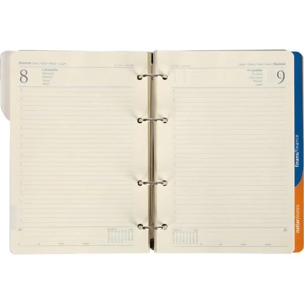 Kişiye Özel Elegance Organizerli Tarihsiz Ajanda ve Roller Kalem Seti - Renk Seçenekli