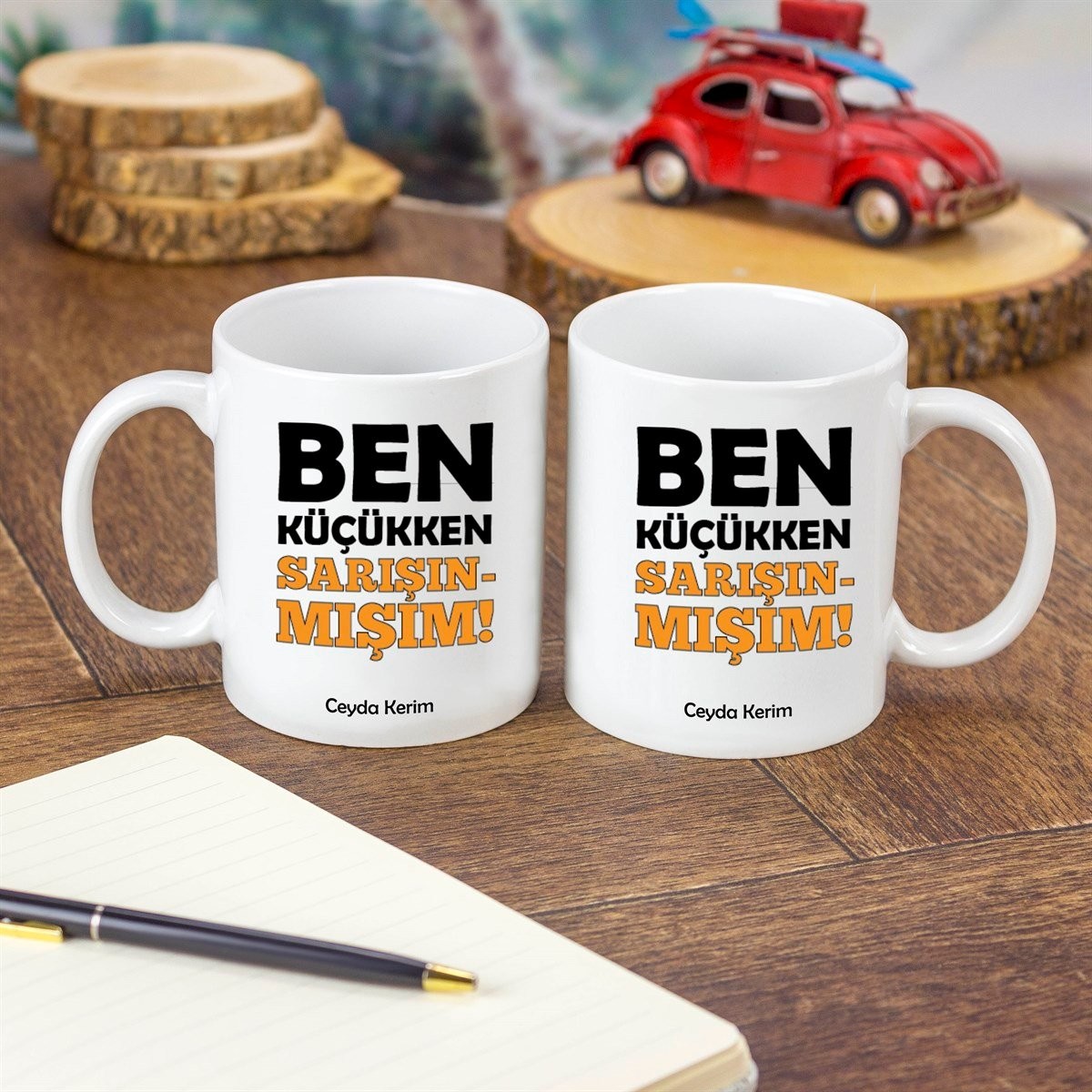 Kişiye Özel Seramik Kupa Bardak - Ben Küçükken