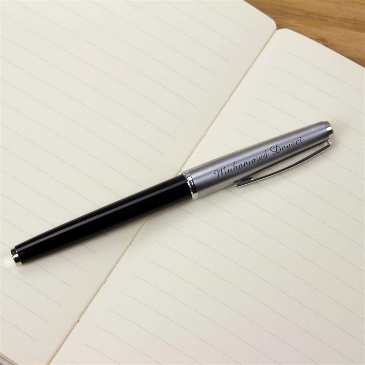 Kişiye Özel Scrikss Metal Roller Kalem - Siyah Renk