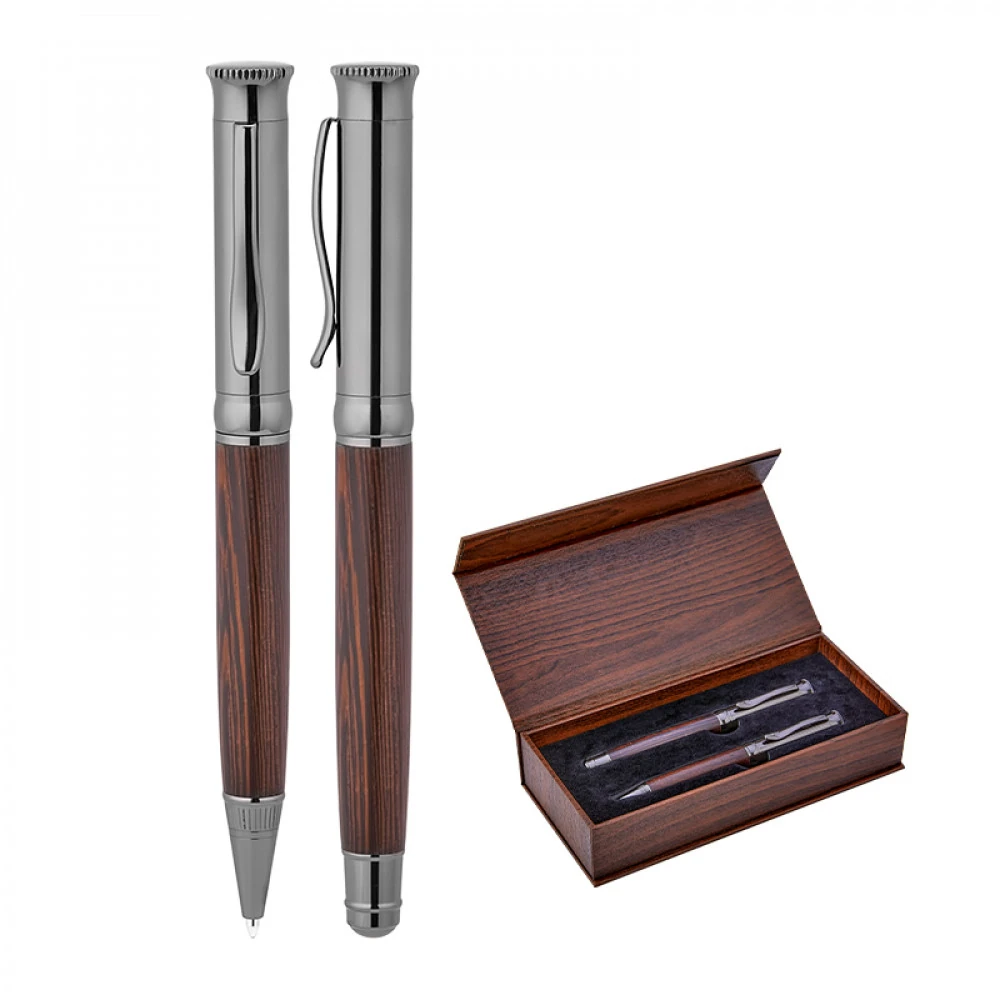 Kişiye Özel Lüks Metal Roller ve Tükenmez Kalem Seti