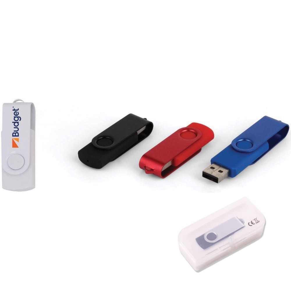 Kişiye Özel 16 GB Metal Renkli USB Flash Bellek - Plastik Kutulu