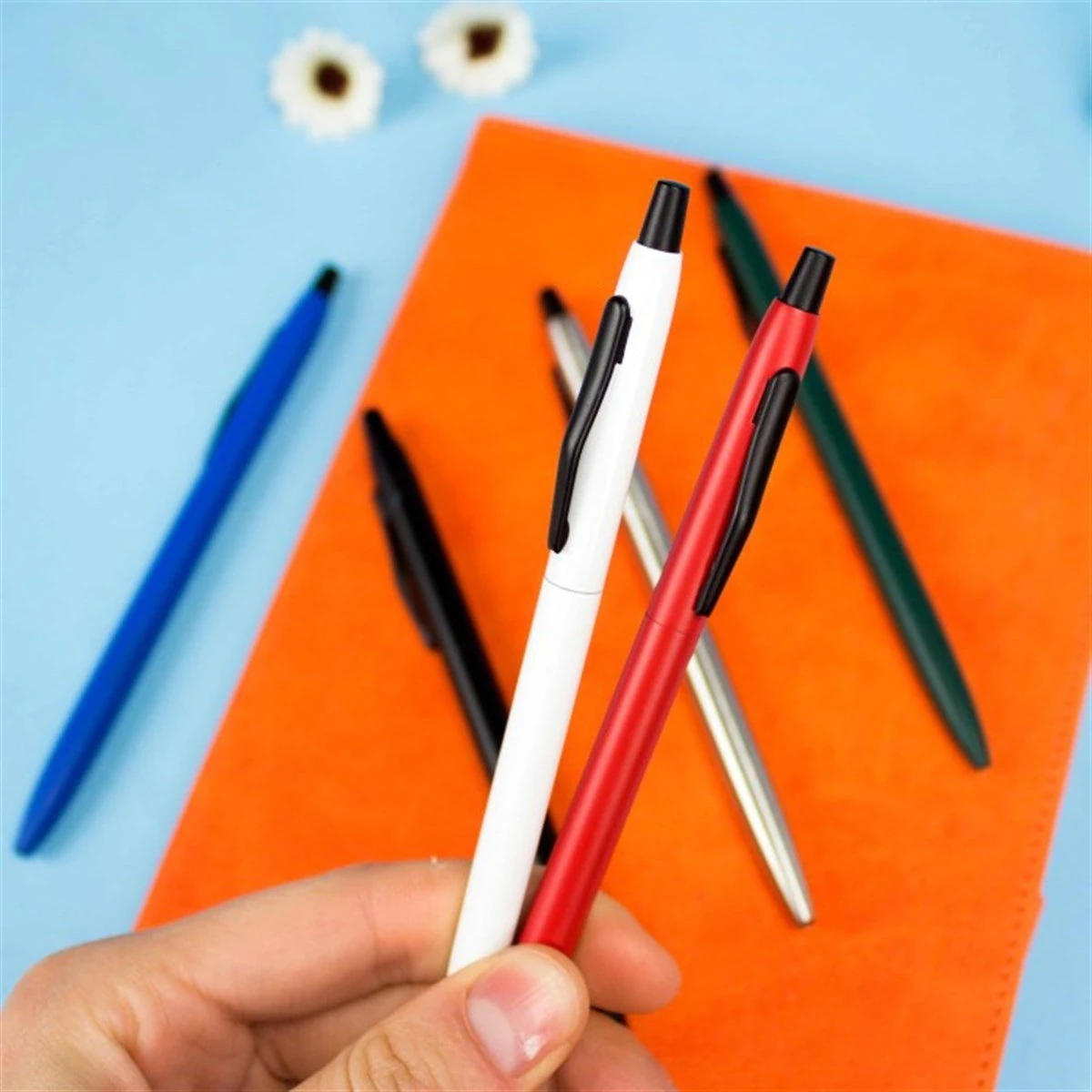 Kişiye Özel Lüks Metal Tükenmez Promosyon Kalem Kutulu