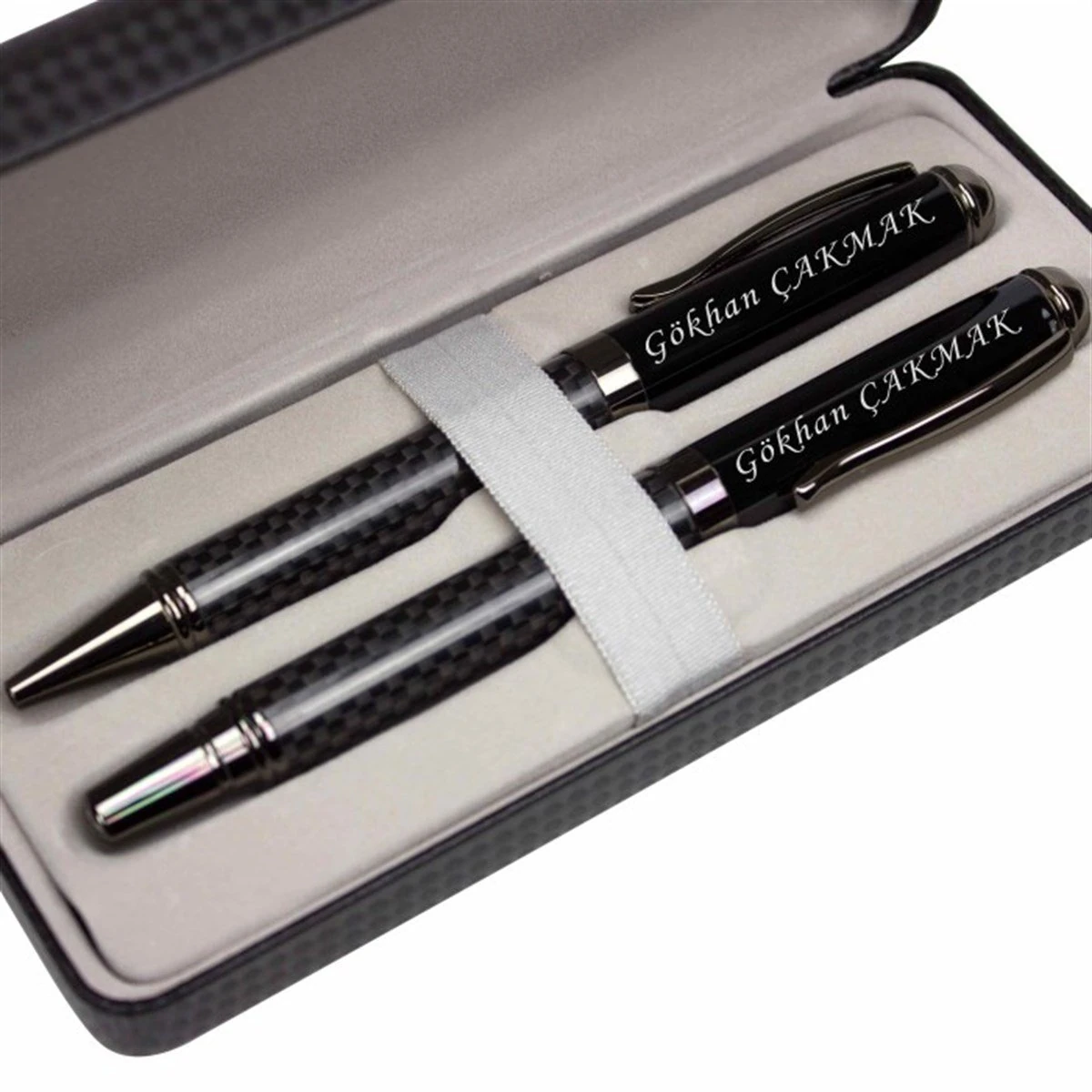 Kişiye Özel Exclusive Şık Roller ve Tükenmez Kalem Seti