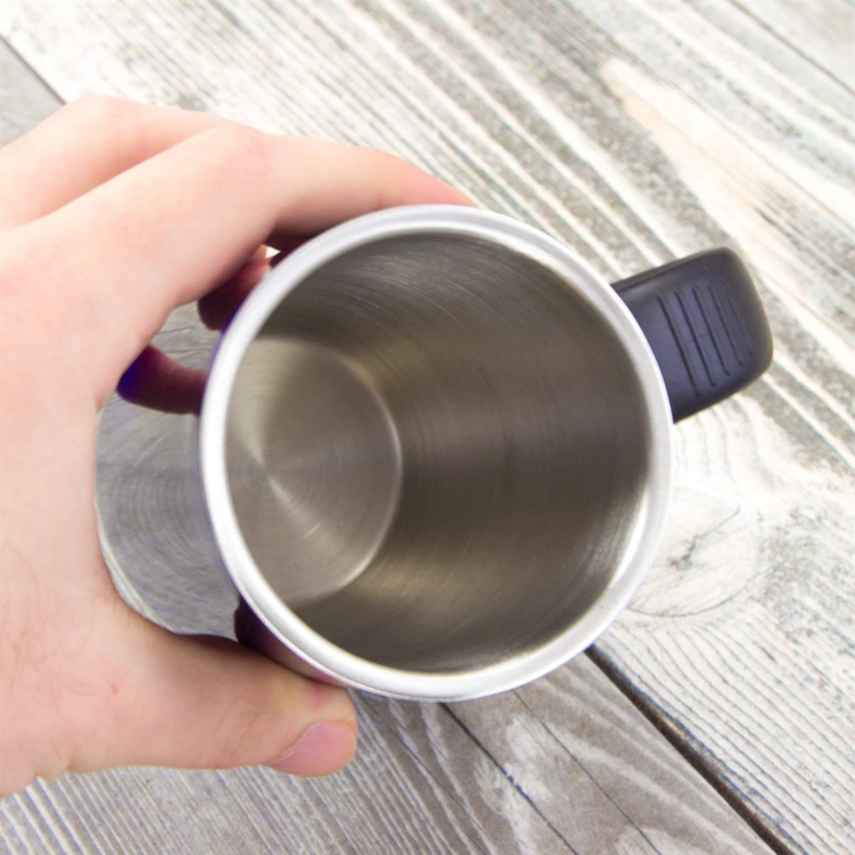 Kişiye Özel Kulplu Çelik Termos Bardak 240 ml - Babam