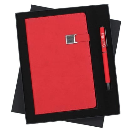 Kişiye Özel Exlucive Özel Kutuda Defter ve Roller Kalem Seti