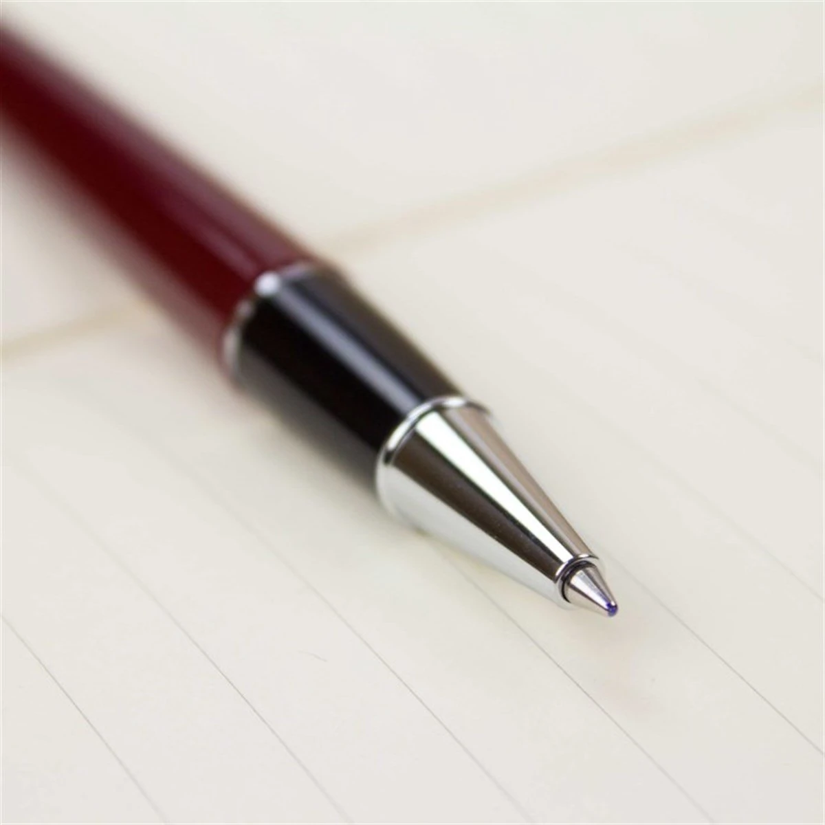 Kişiye Özel Scrikss Metal Gövdeli Roller İmza Kalemi - Bordo Renk