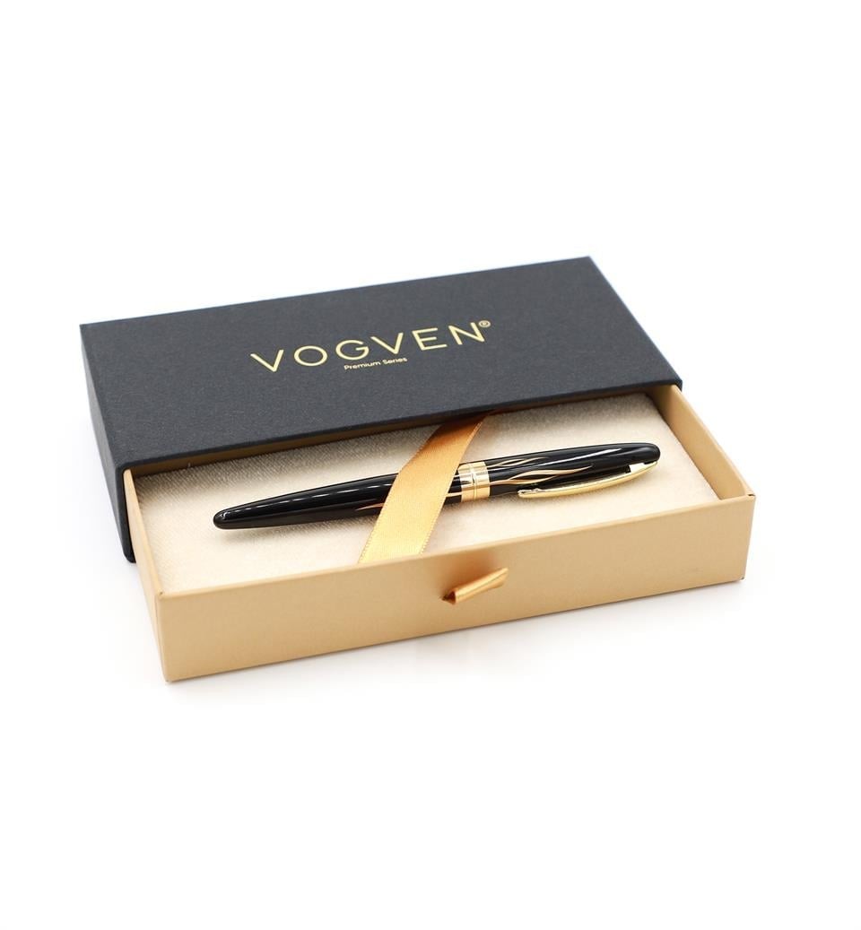 Vogven Marka Kişiye Özel Gold Metal Roller Kalem