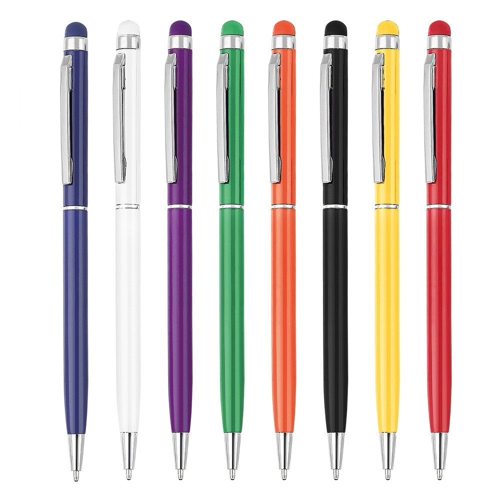 Dokunmatikli Metal Tükenmez Touchpen Kalem