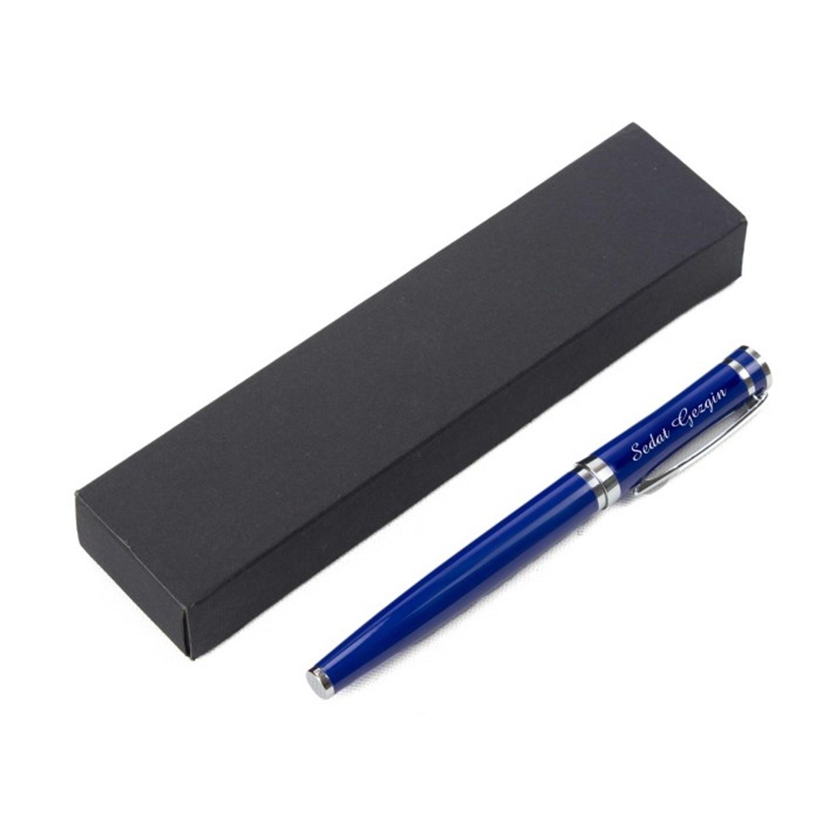 Kişiye Özel Premium Metal Roller İmza Kalemi Mavi