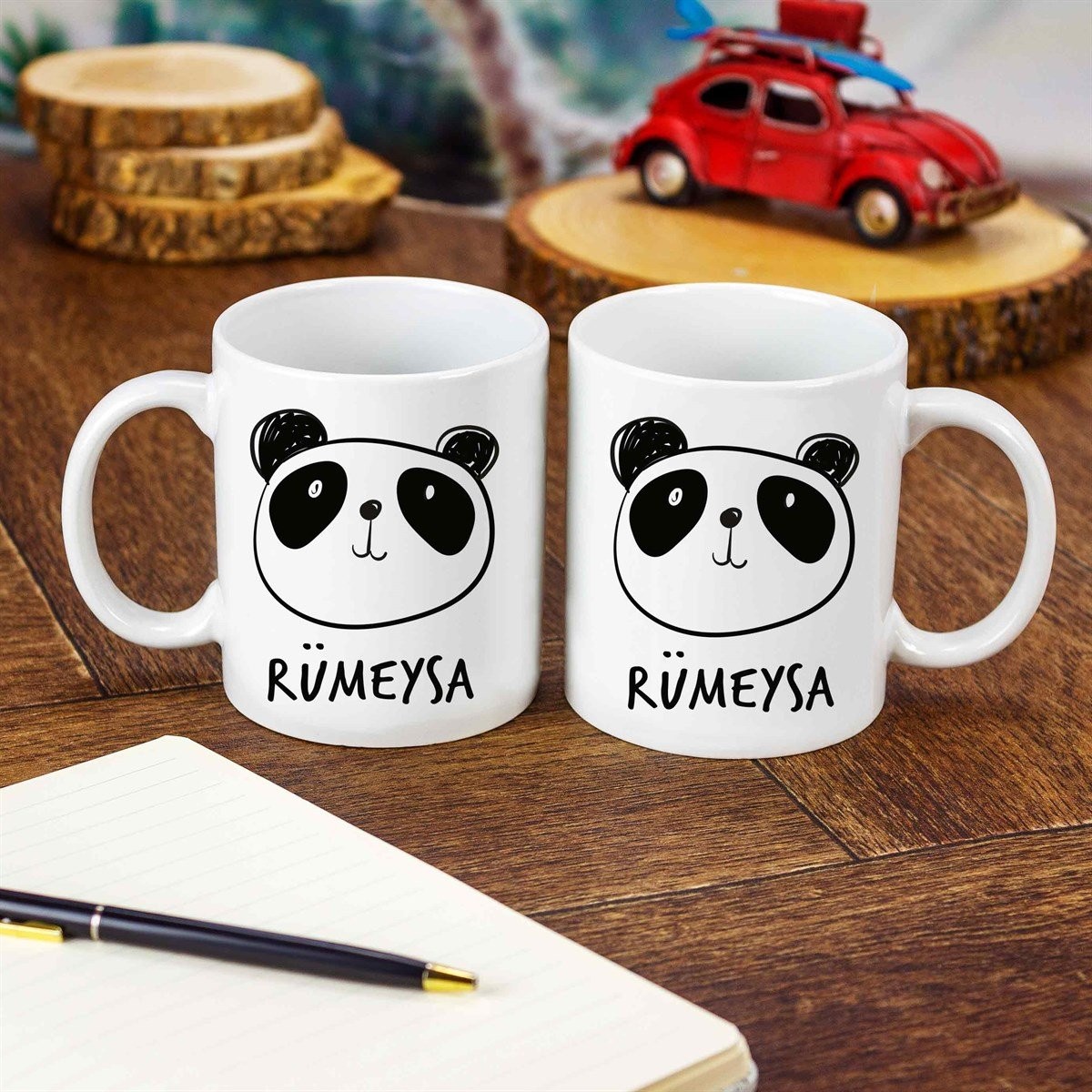 Kişiye Özel Panda Temalı Kupa Bardak M3