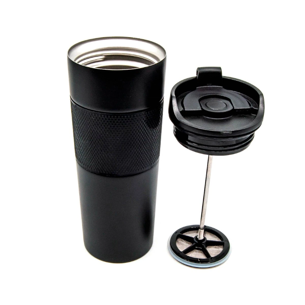 Kişiye Özel French Press Çelik Termos 450 ml