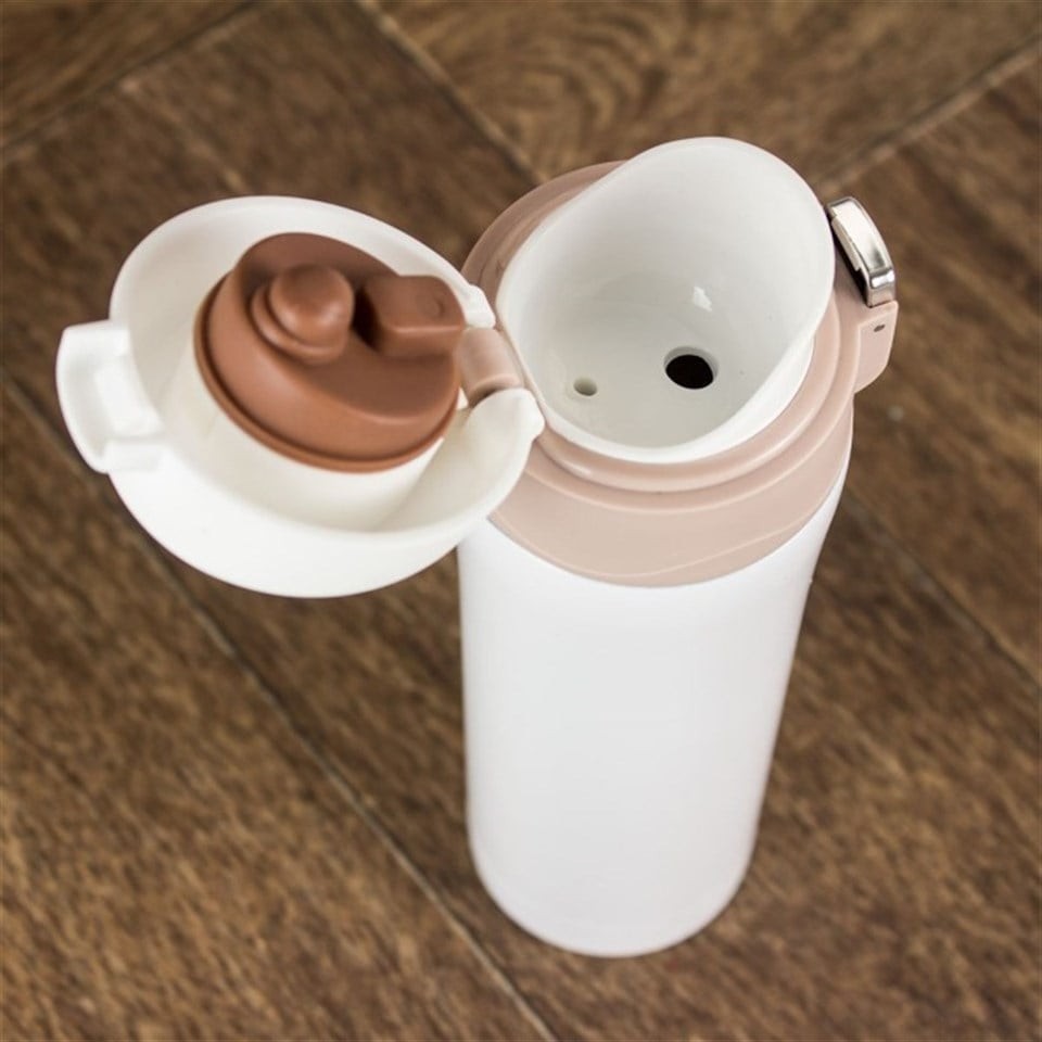 Kişiye Özel Lüks Çelik Termos 450 ml - Sonsuzluk Figürllü