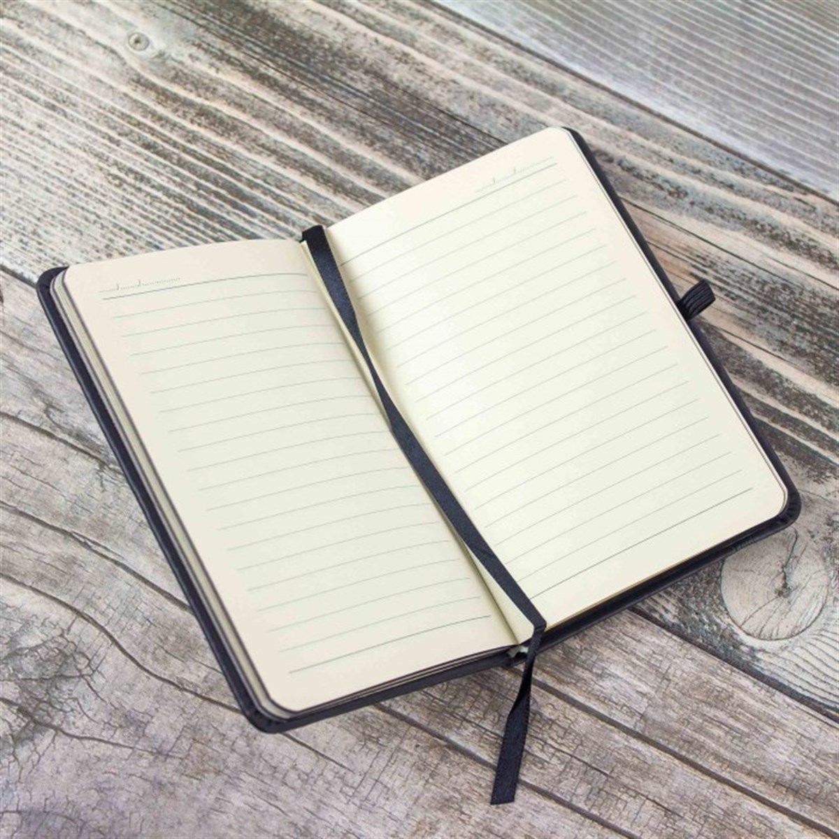 Kişiye Özel Exclusive Defter Kalem Ayna ve Çakmak Kutulu Seti - Siyah