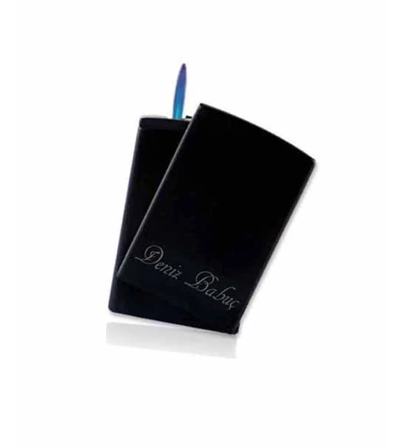 Kişiye Özel Vekar Deri Cüzdan Anahtarlık ve Çakmak Seti Tasarım Kutulu