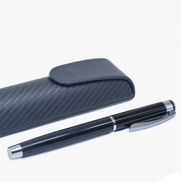 Kişiye Özel Suni Deri Kutulu Metal Roller Kalem