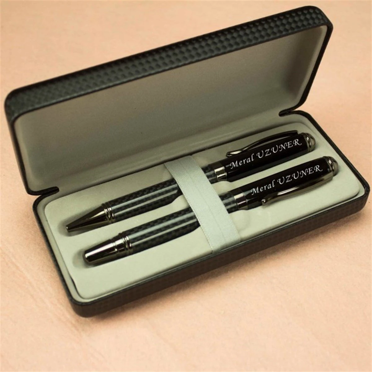 Kişiye Özel Exclusive Şık Roller ve Tükenmez Kalem Seti