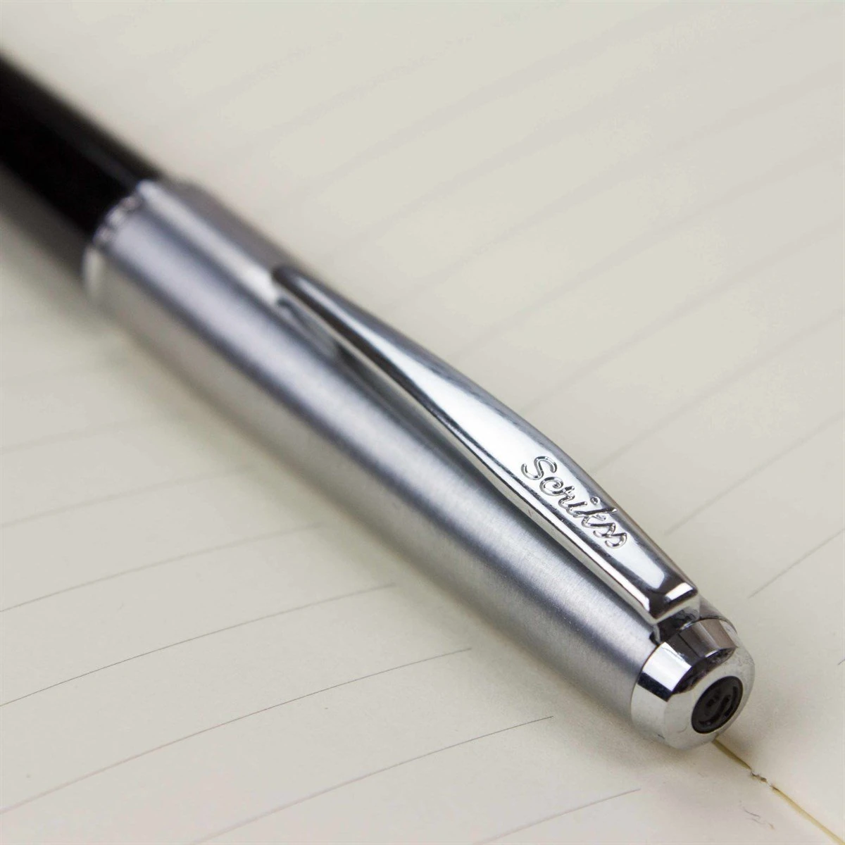 Kişiye Özel Scrikss Metal Roller Kalem - Siyah Renk