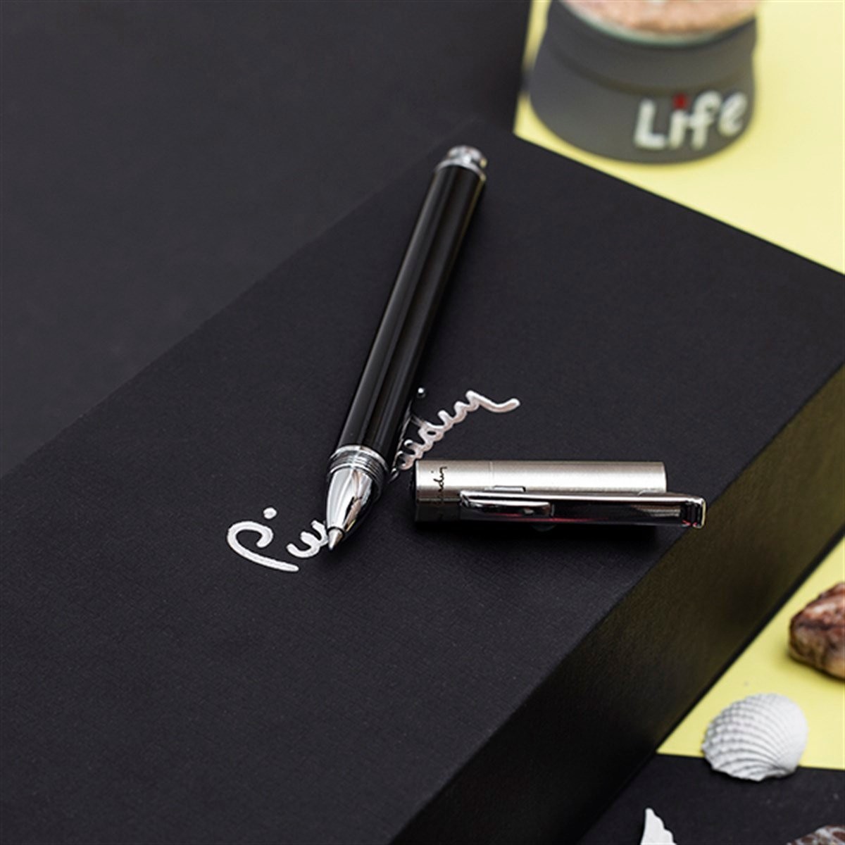 Pierre Cardin Leader 423 Siyah Krom Roller İmza Kalem